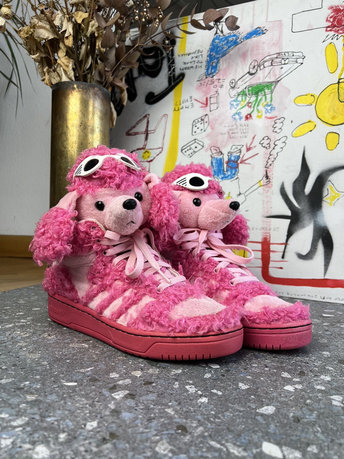 adidas gazelle silver green womens Adidas & Jeremy Scott's AH 12/13 Pink 