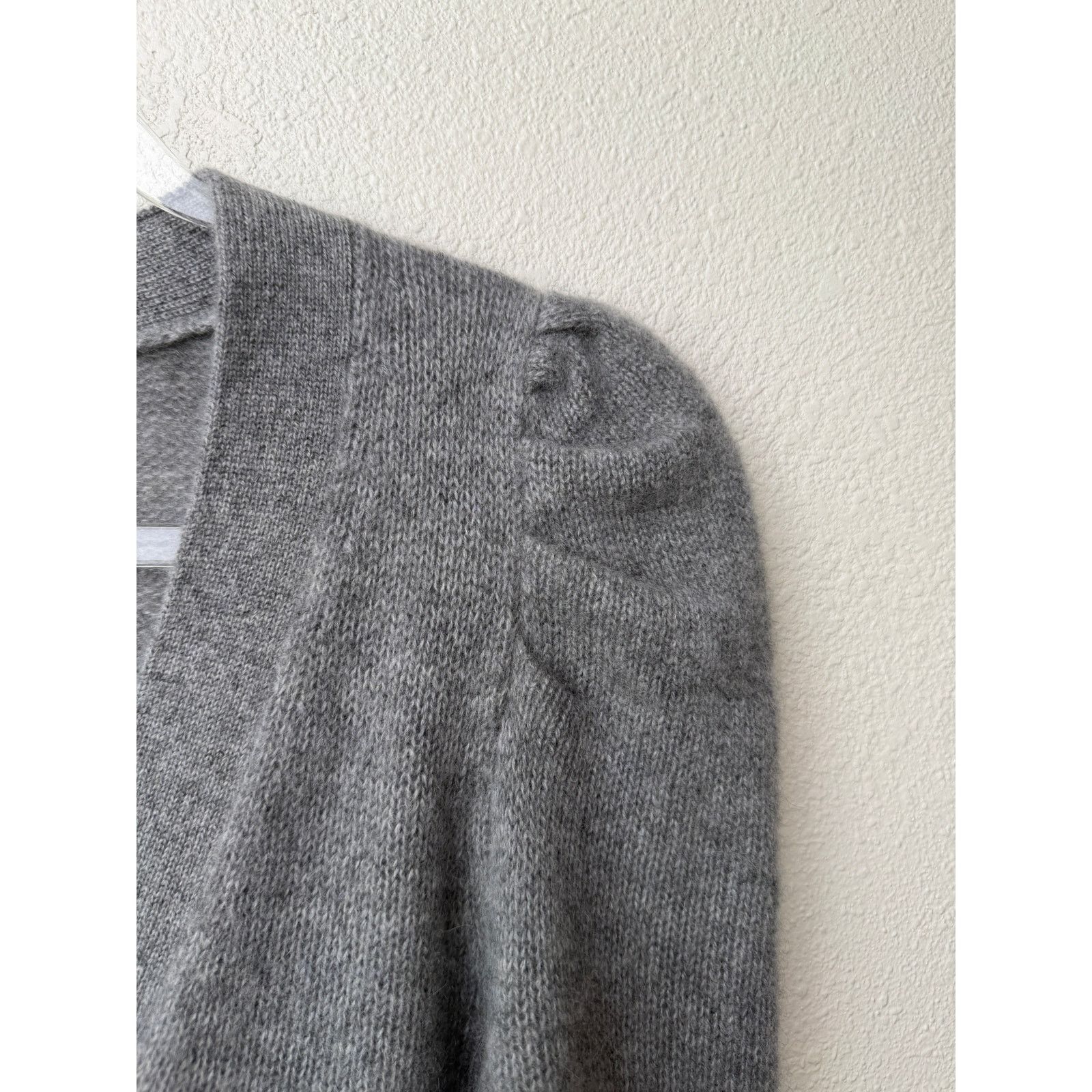 Bloomingdale's NWT C by Bloomingdales Gray Cashmere Cardigan Women XS Size XS / US 0-2 / IT 36-38 - 7 Thumbnail