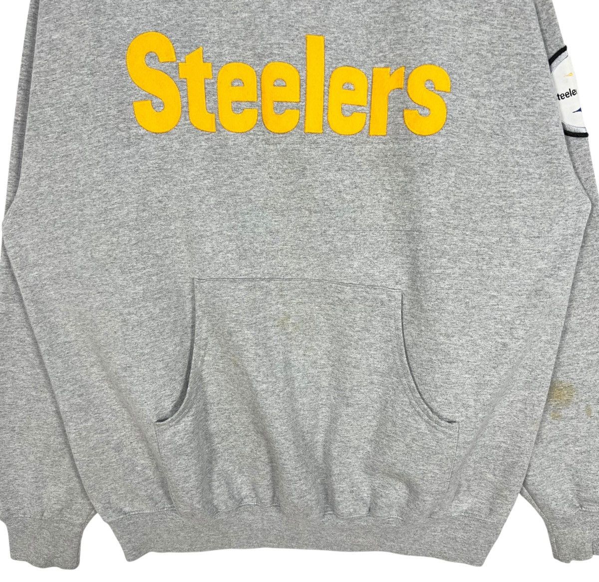 NFL Vintage NFL Pittsburgh Steelers Pullover Hoodie Size US XL / EU 56 / 4 - 3 Thumbnail