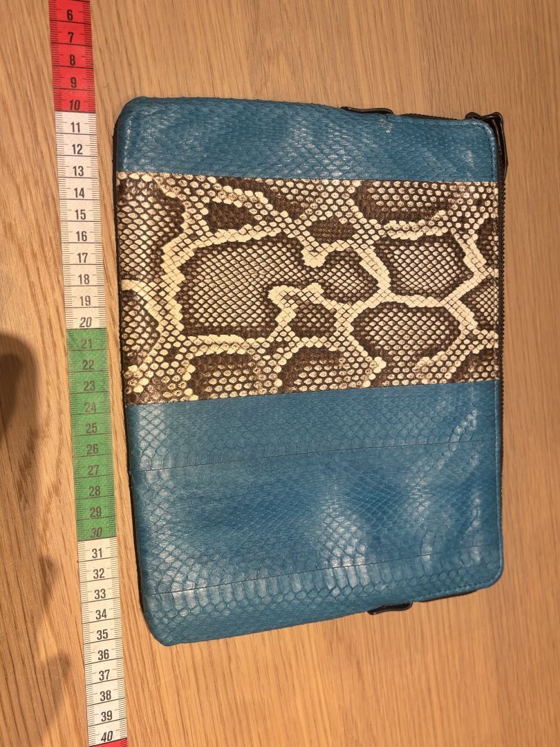 Lanvin Lanvin Python and Snakeskin Large Pouch Size ONE SIZE - 1 Thumbnail