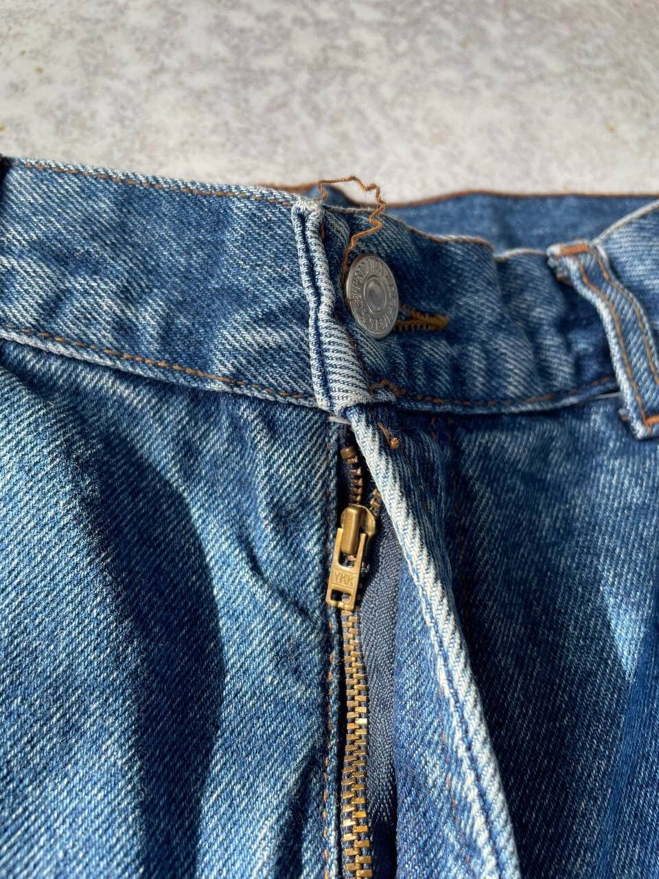 Levi's × Levi's Vintage Clothing Vintage 90s Levi’s 501 Blue Denim Baggy Pants Made In USA Size US 34 / EU 50 - 6 Thumbnail