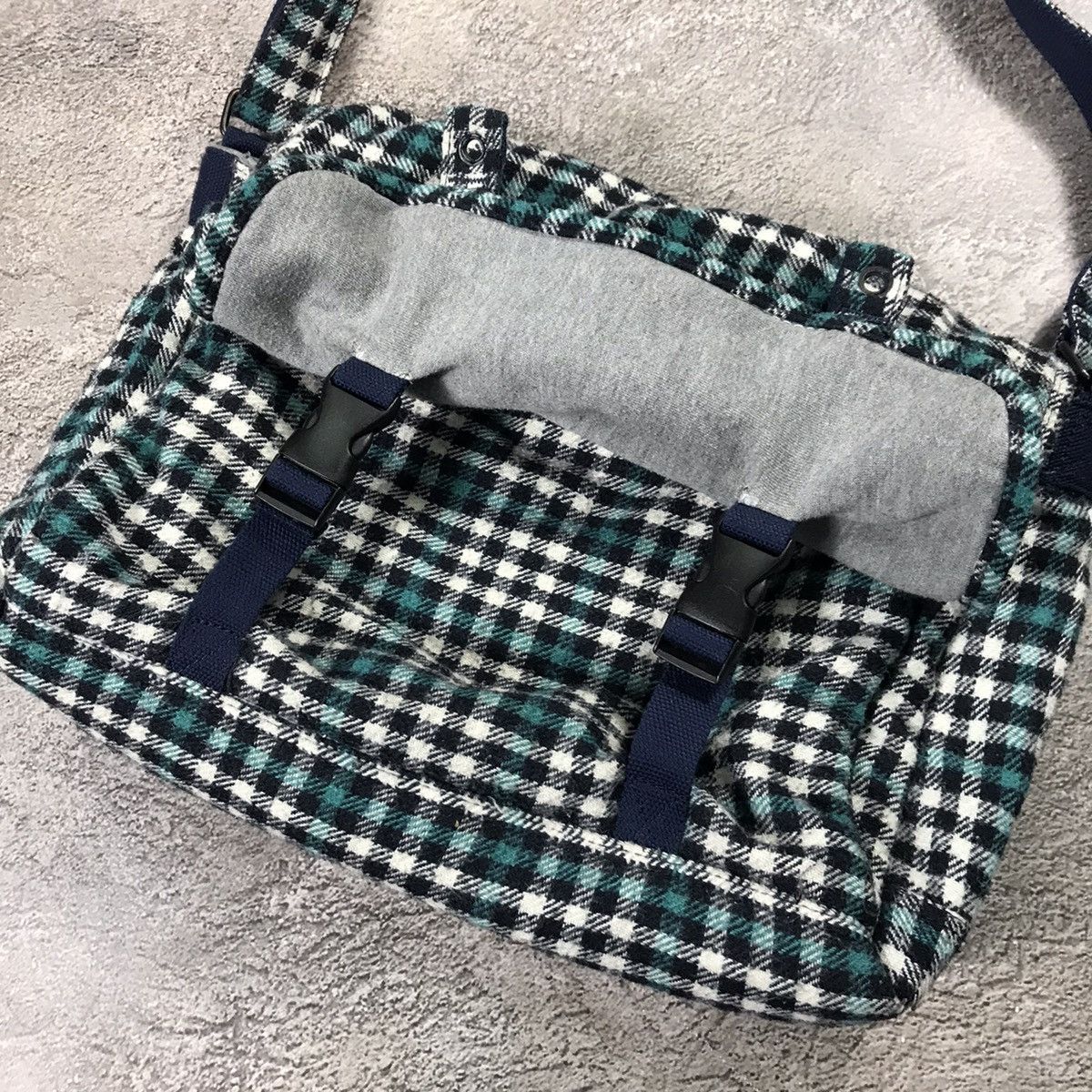 Vintage Vintage Y2K Gingham Crossbody Bag Japanese Preppy Rave OS Size ONE SIZE - 6 Thumbnail