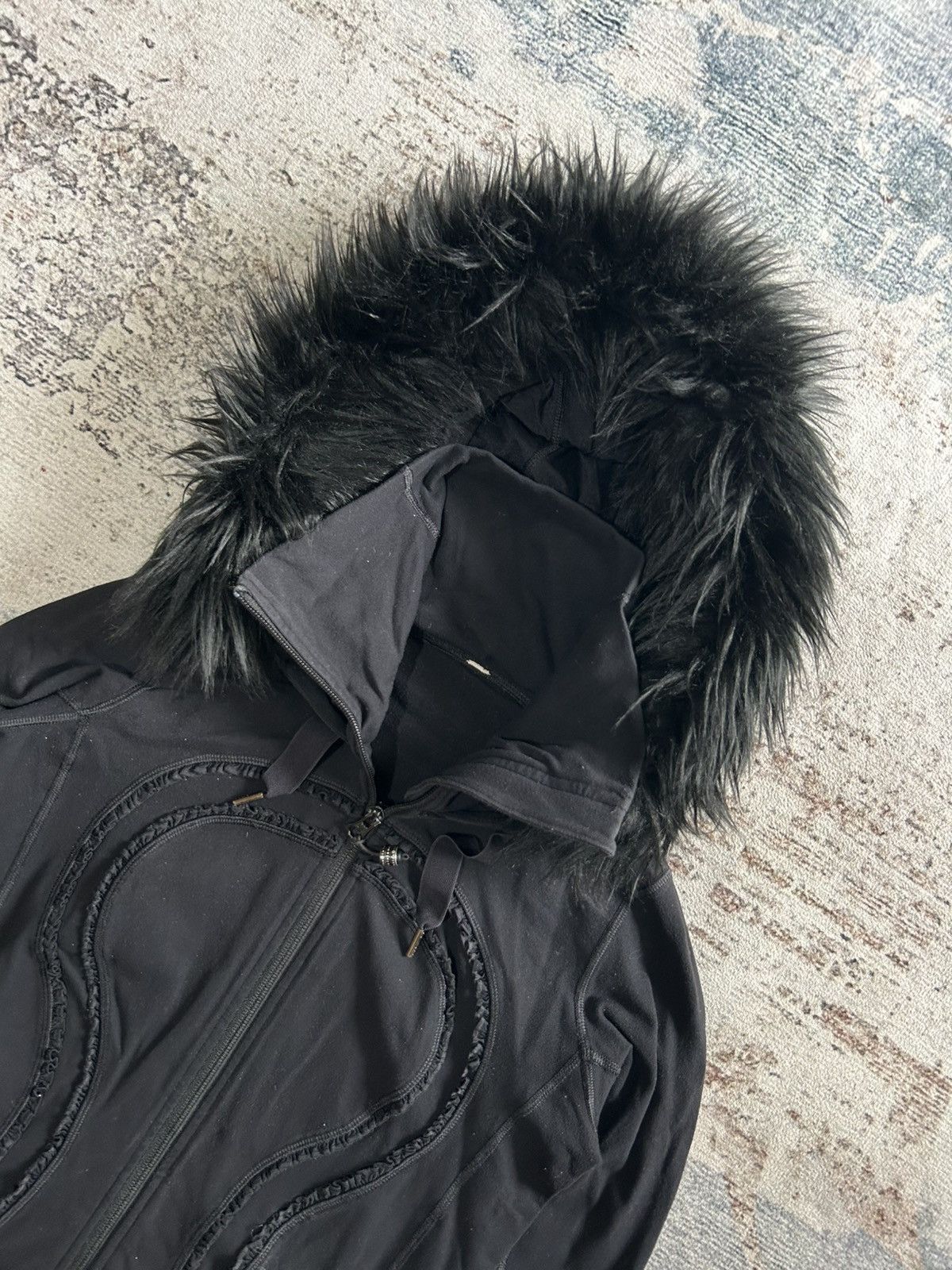 Le Grande Bleu (L.G.B.) 2000s Faux Fur Black Addiction LgB Ifsixwasnine Style Size US S / EU 44-46 / 1 - 4 Thumbnail