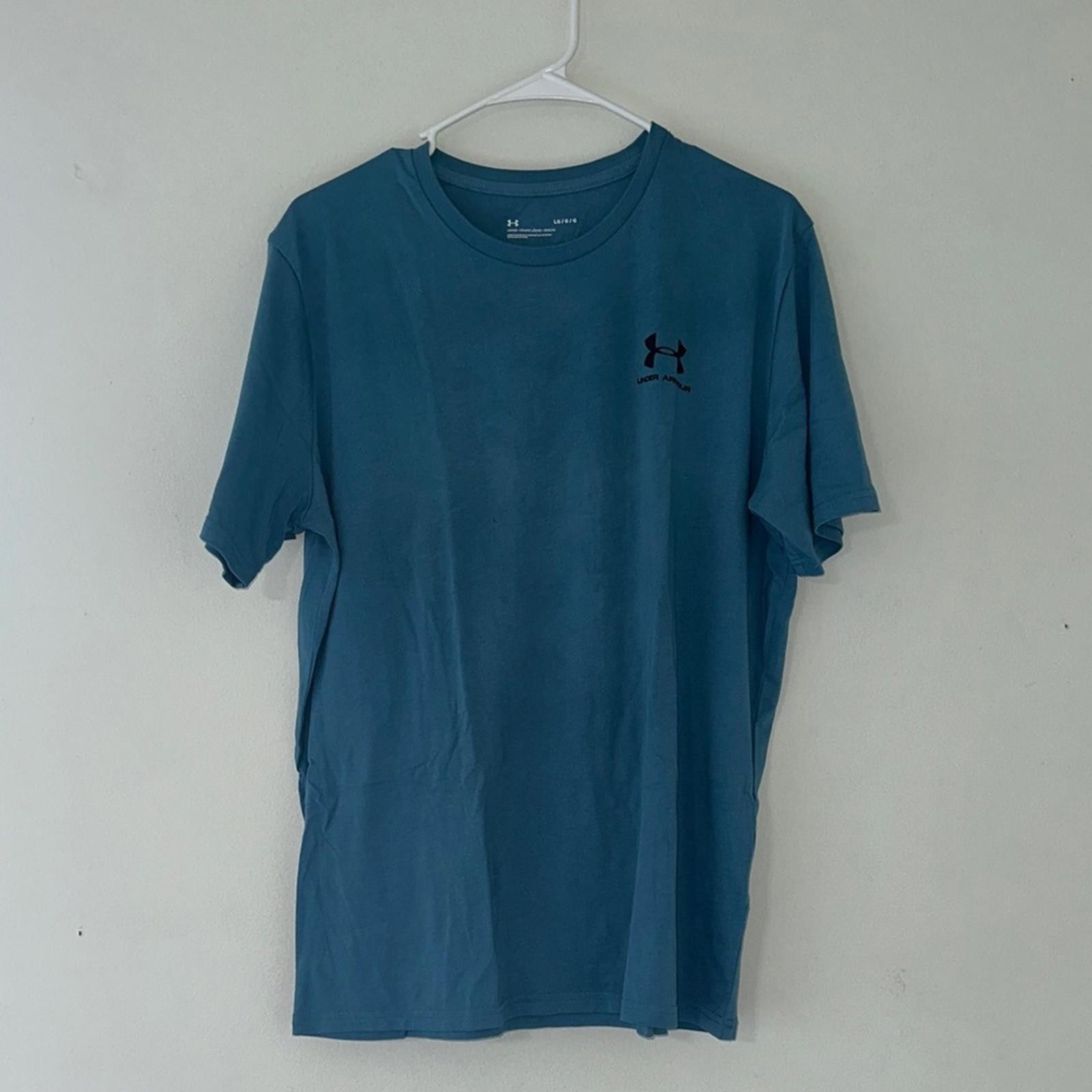 Under Armour Under Armour Men's Teal Short Sleeve Tee Size US L / EU 52-54 / 3 - 1 Thumbnail