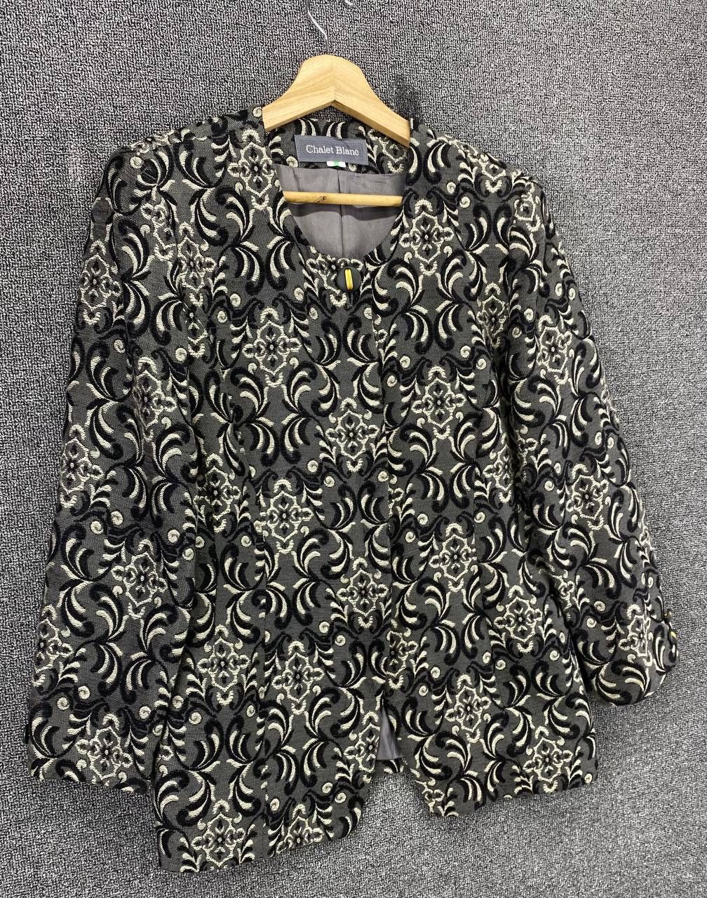 Japanese Brand Vintage Chalet Blanc Coat Cardigan Jacket Size S / US 4 / IT 40 - 2 Thumbnail