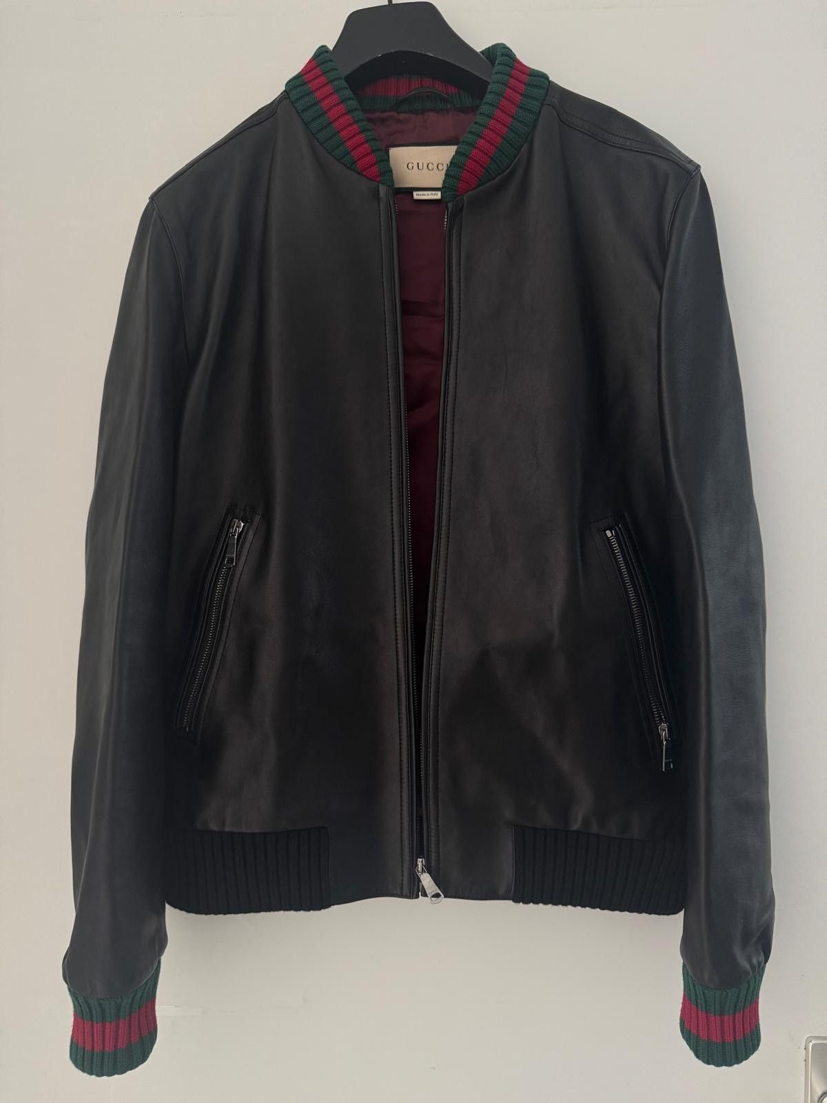 Gucci Gucci Lambskin Leather Jacket Size US L / EU 52-54 / 3 - 2 Thumbnail