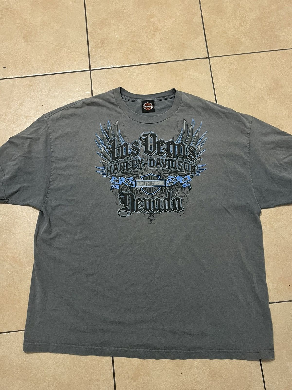 Harley Davidson 2013 Harley Davidson Las Vegas Tee Size XXL Size US XXL / EU 58 / 5 - 1 Thumbnail