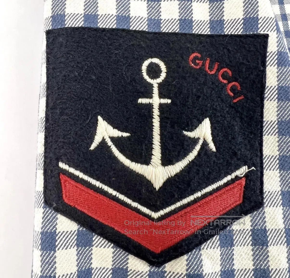Gucci Black Checkered Long Sleeve Button-Up Shirt. Size US S / EU 44-46 / 1 - 7 Thumbnail
