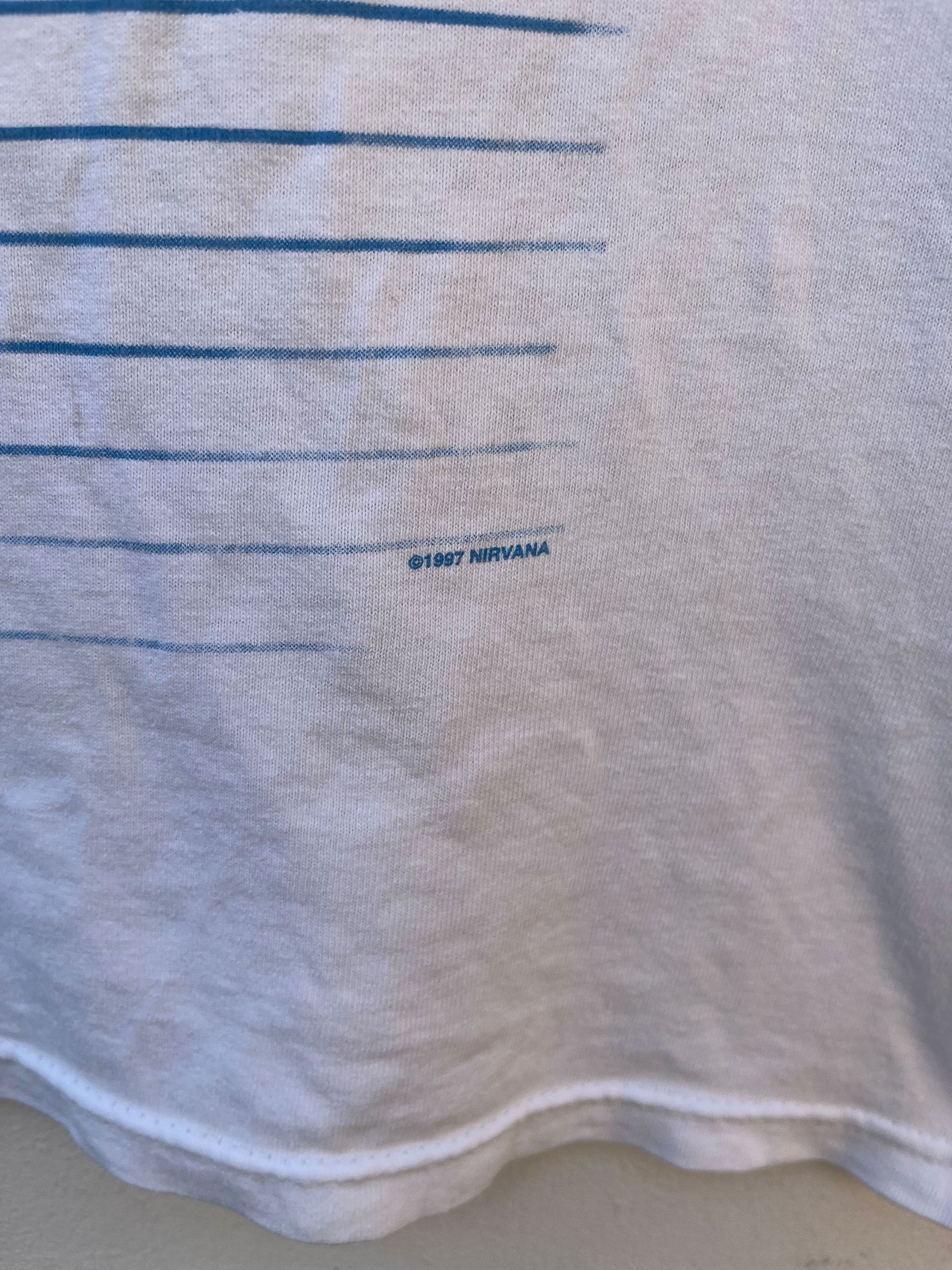 Band Tees Vintage Nirvana 1997 Size US S / EU 44-46 / 1 - 2 Thumbnail