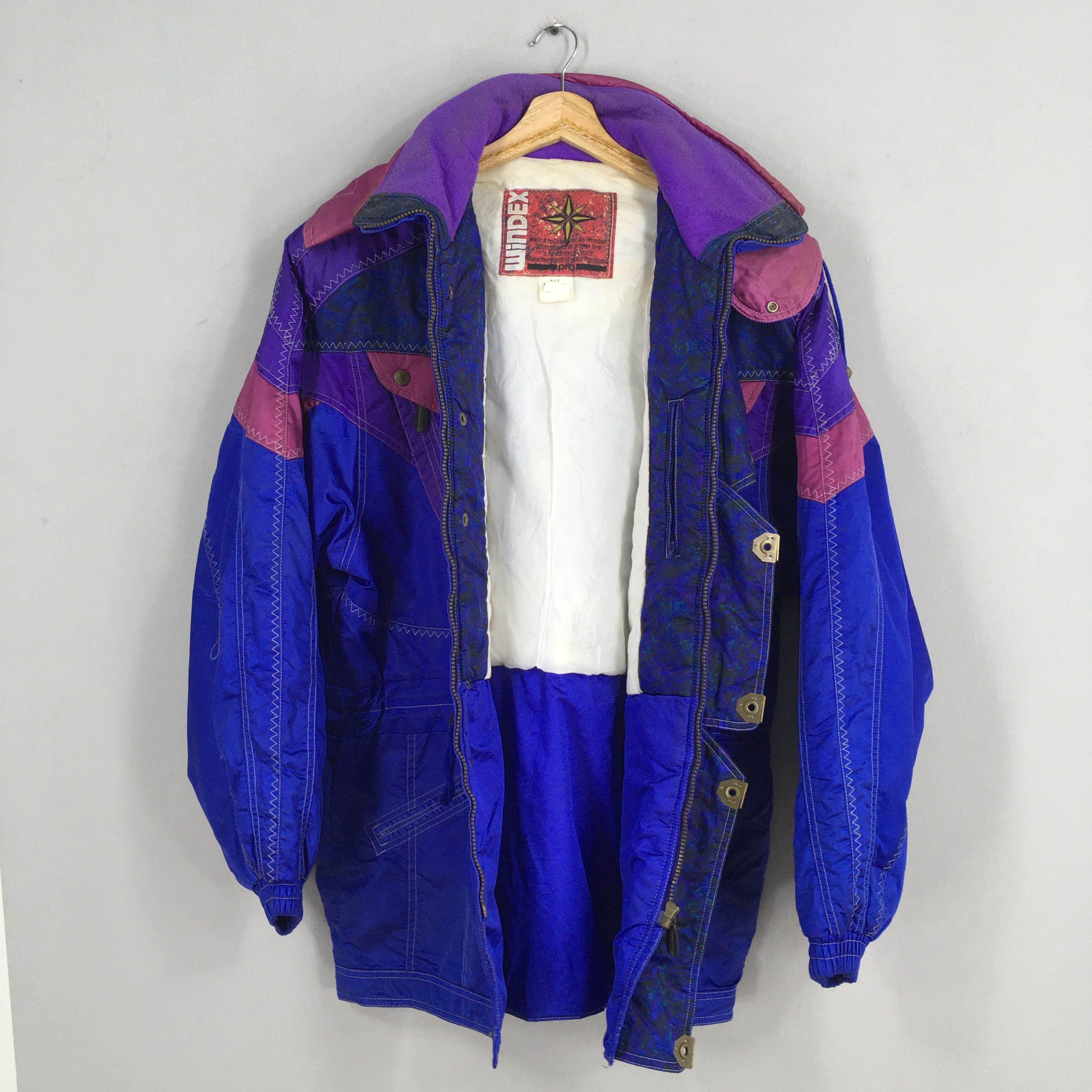 Vintage Vintage 90s Retro Windex Ski Suit Hoodie Jacket Large Size US L / EU 52-54 / 3 - 5 Thumbnail