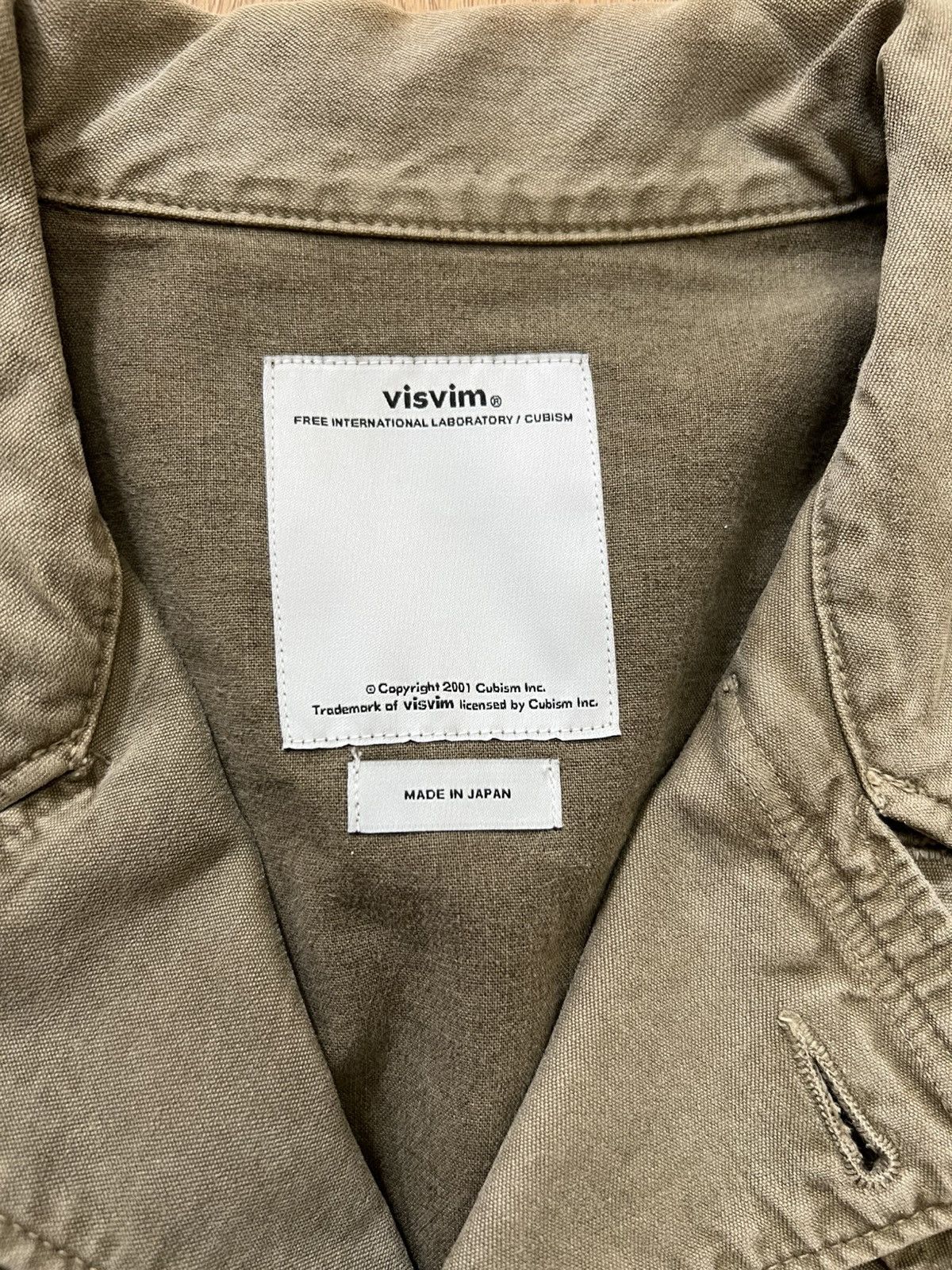 Japanese Brand × Vintage × Visvim Visvim SS15 Achse Field Jacket DMGD Olive Size US XS / EU 42 / 0 - 3 Thumbnail