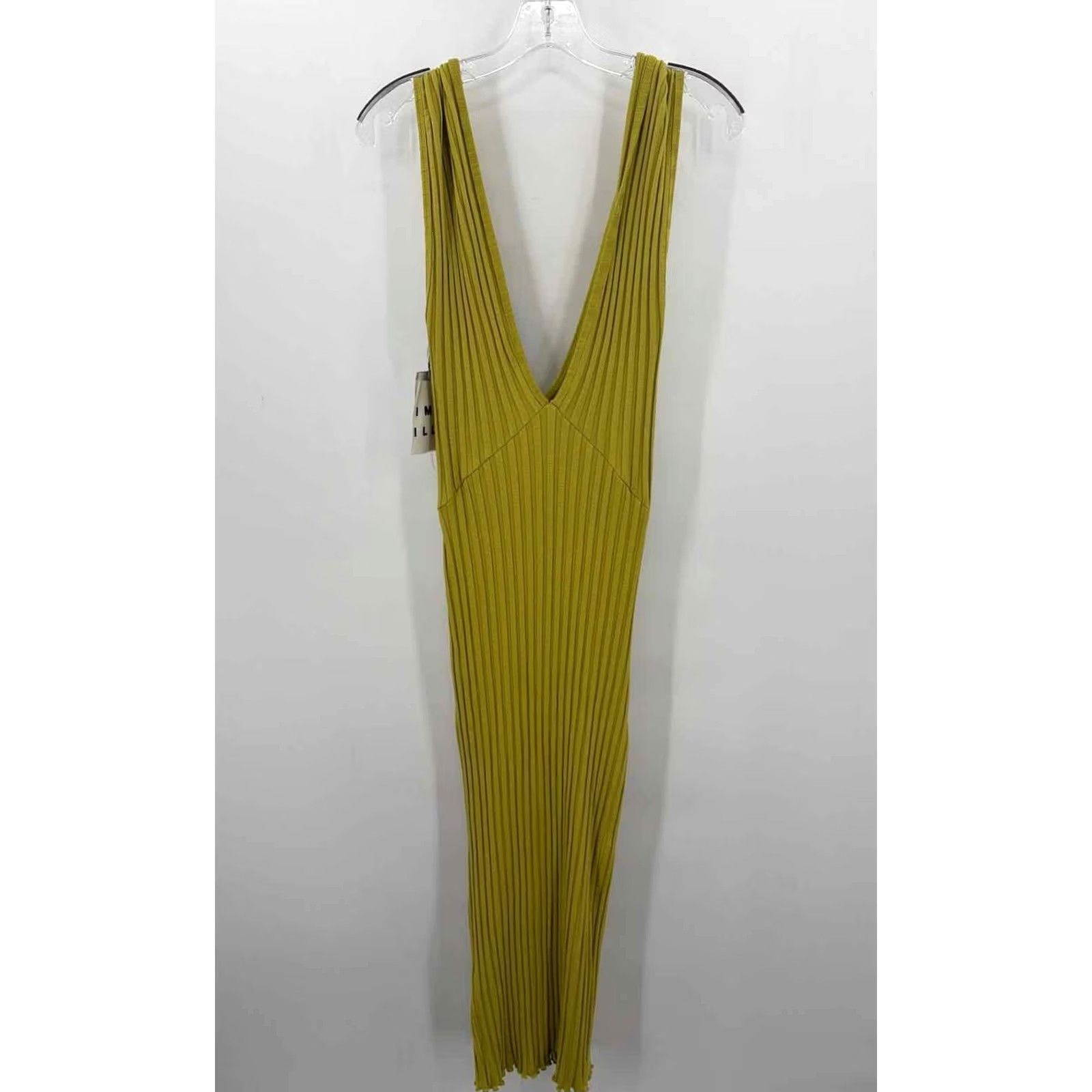 Simon Miller Simon Miller Green Maxi Sleeveless Dress Medium Size M / US 6-8 / IT 42-44 - 3 Thumbnail