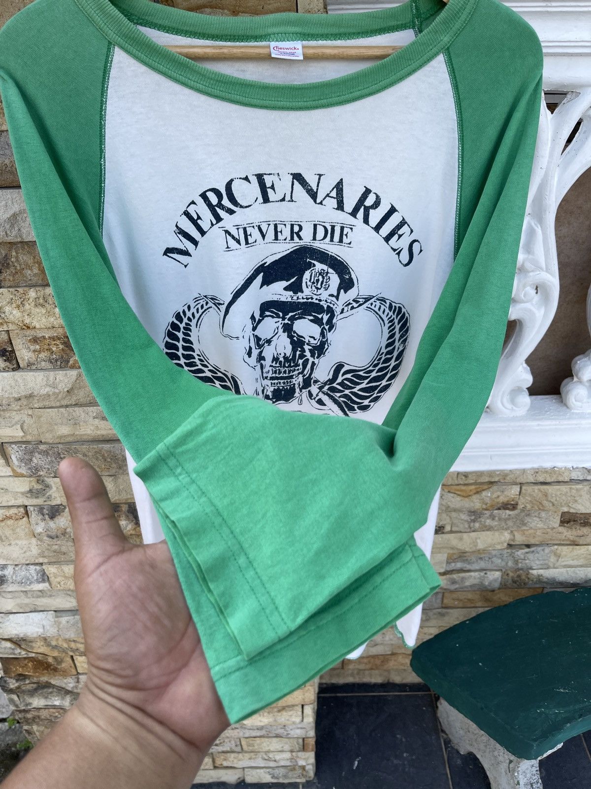 Sugar Cane Rare🔥Vtg Cheswick By Sugar Cane 3quarter T-Shirt Size US L / EU 52-54 / 3 - 8 Thumbnail