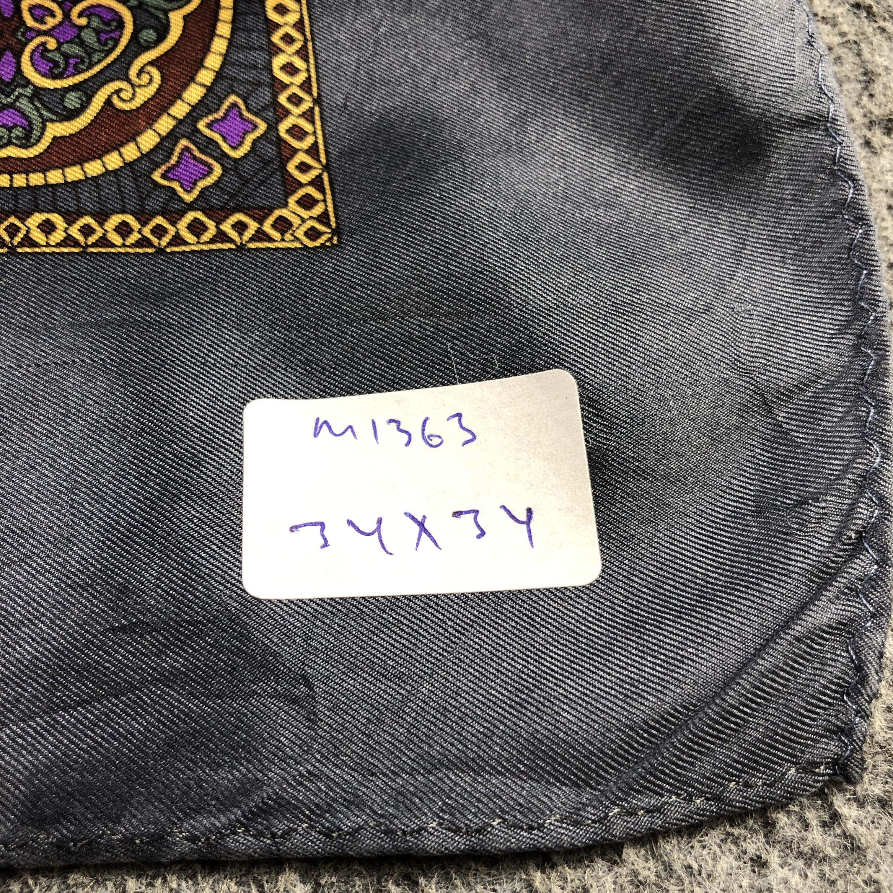 Vintage Vintage Luxury Paisley Silk Scarf M1363 Size ONE SIZE - 5 Thumbnail