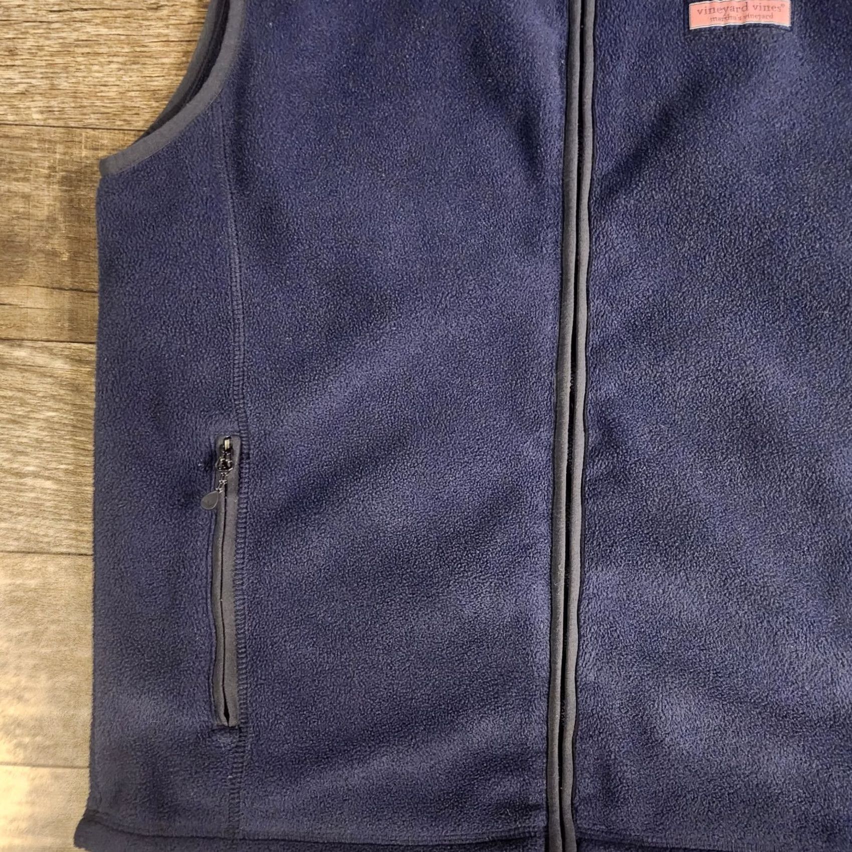 Vineyard Vines Vineyard Vines Vest Mens Medium Navy Blue Fleece Full Zip Harbor Size US M / EU 48-50 / 2 - 5 Thumbnail