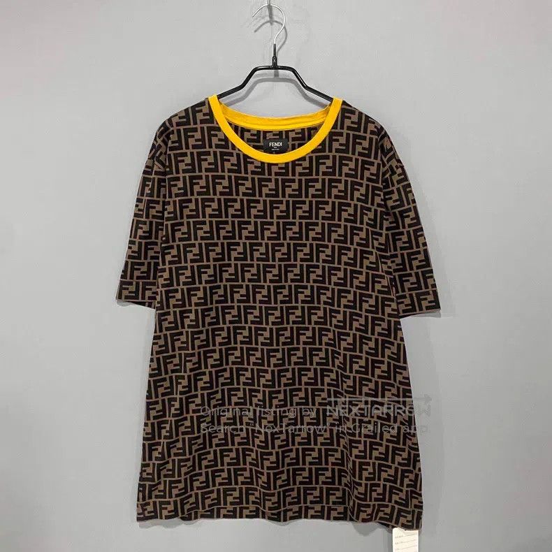 Fendi Fendi Loose Fit All-over Printed Short Sleeve Size US L / EU 52-54 / 3 - 1 Thumbnail