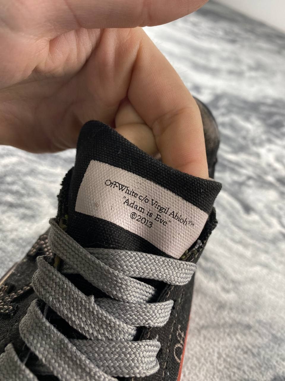 Off-White Off-White Low Vulcanized Sneakers Men Size 40 Black Size US 7 / EU 40 - 9 Thumbnail