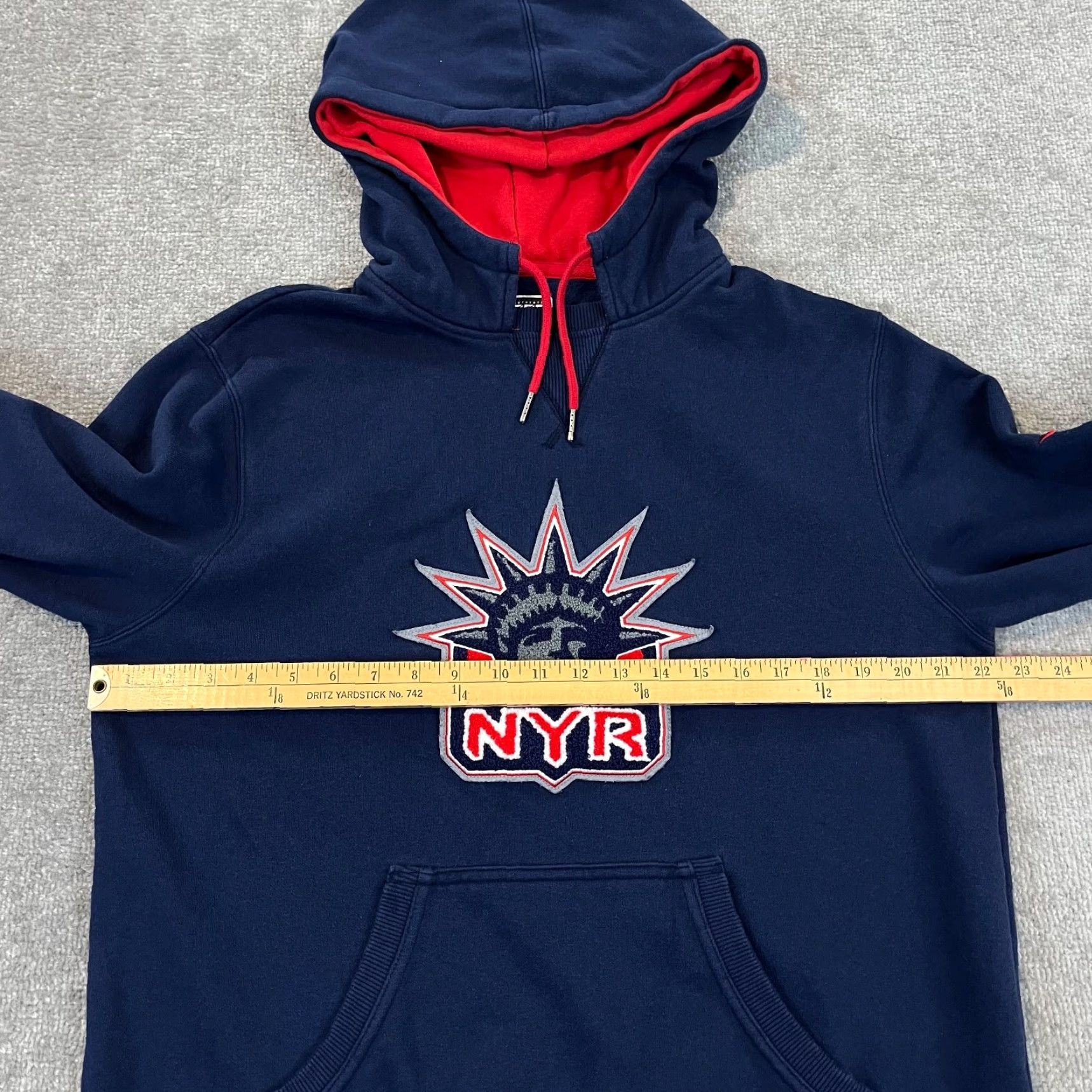 Vintage New York Rangers Hoodie Fanatics Mens Large Special Archival Throwback Patch Size US L / EU 52-54 / 3 - 6 Thumbnail