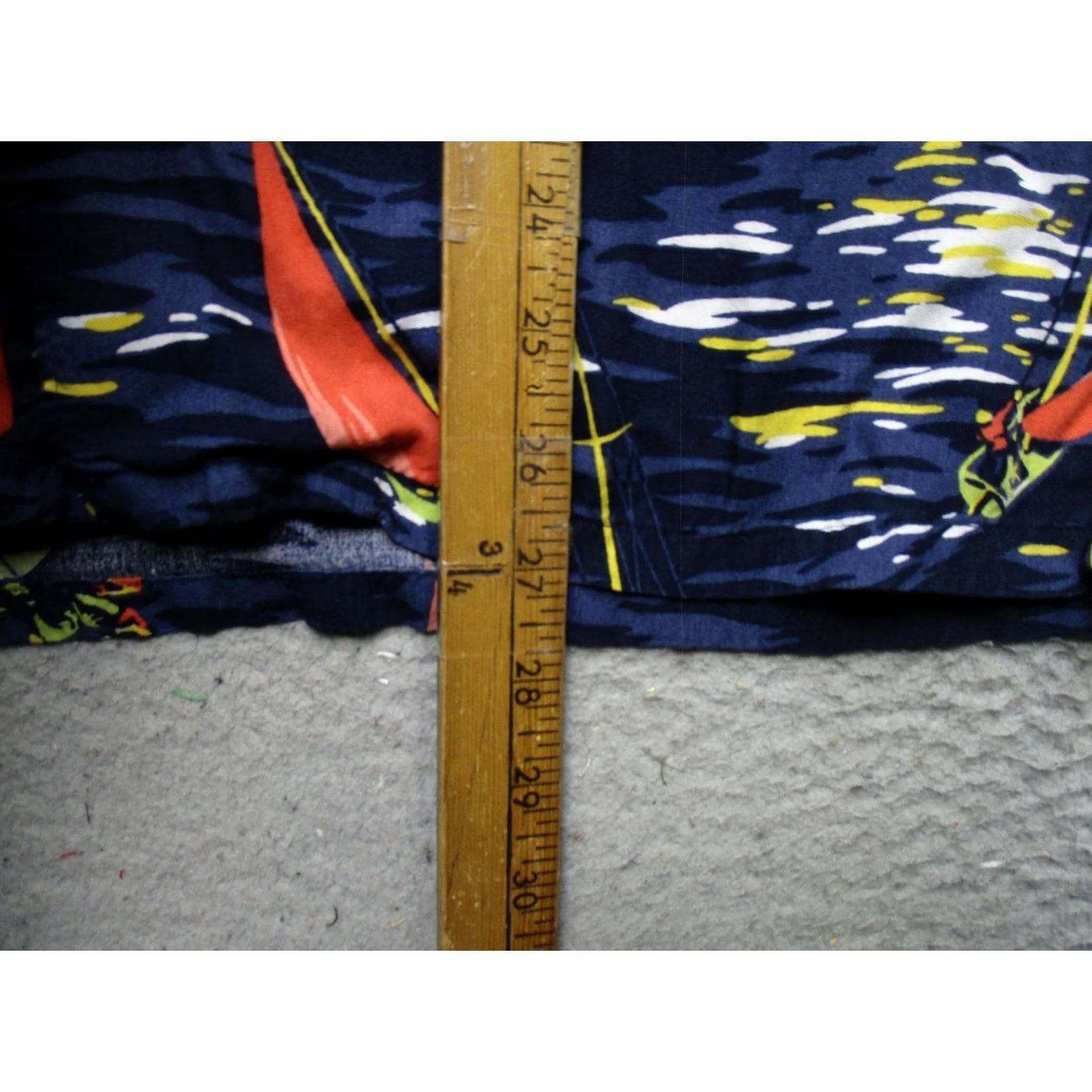 Polo Ralph Lauren VINTAGE Polo Ralph Lauren Hawaiian Shirt Mens S Sailboat Loop Collar Camp Button Size US S / EU 44-46 / 1 - 6 Thumbnail