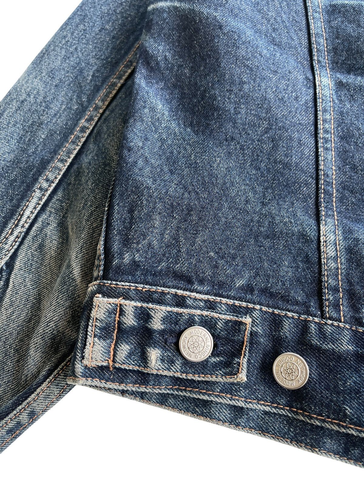 Japanese Brand Vintage Ted Walker Denim Trucker Jacket Size US M / EU 48-50 / 2 - 15 Thumbnail