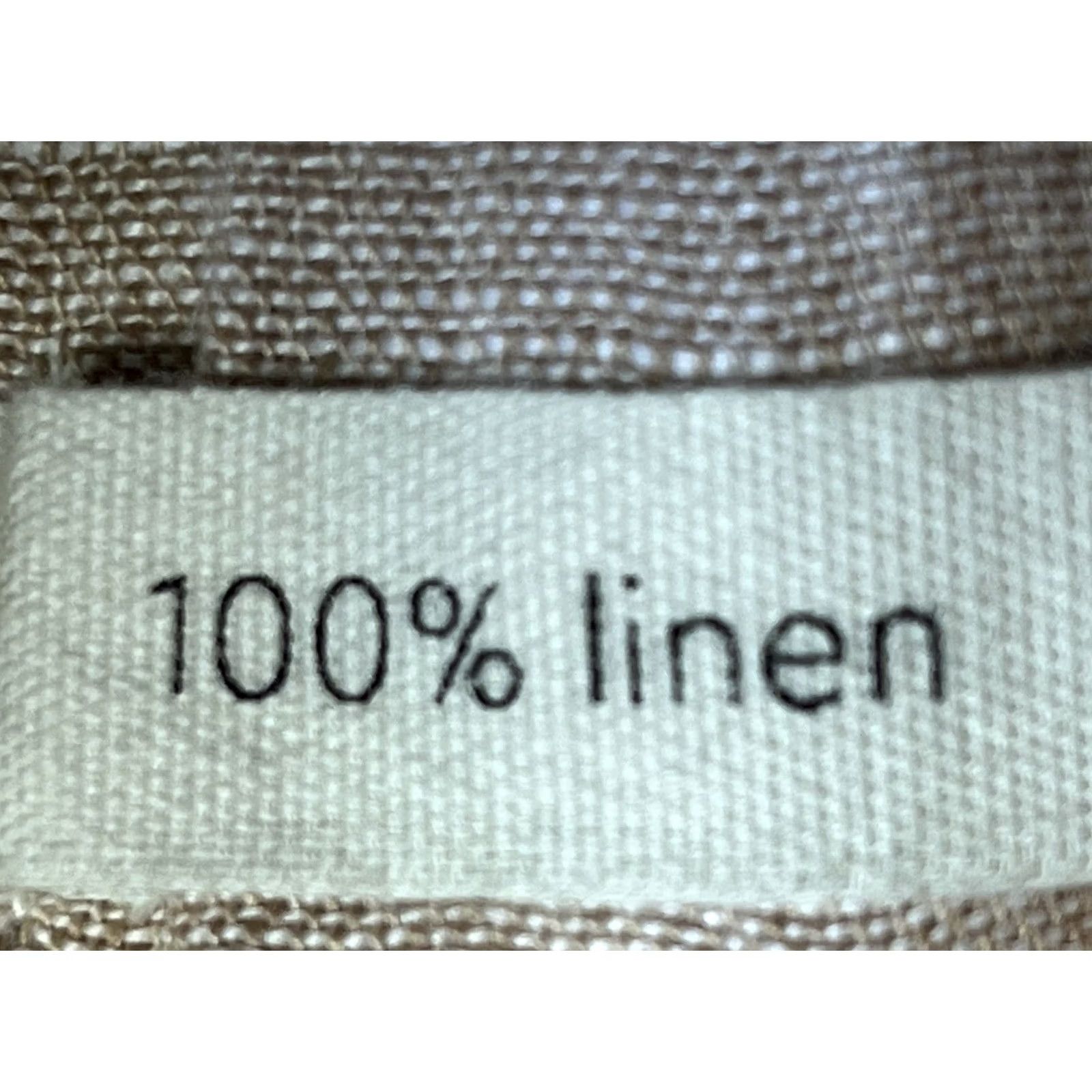 Joie Joie Women’s Linen Pants Beige Wide-Leg Pull On Size XL Linen Pants Woman Wide Leg Casual/Travel Size 40" / US 18 - 7 Thumbnail