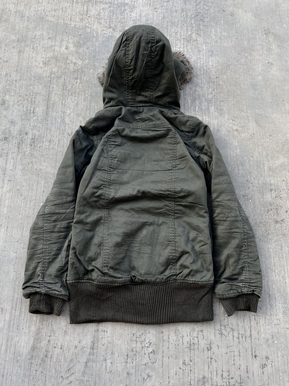 Japanese Brand 2000s JAPANESE BRAND CLUMZY FUR MILITARY BONDAGE BONO JACKET Size US S / EU 44-46 / 1 - 6 Thumbnail
