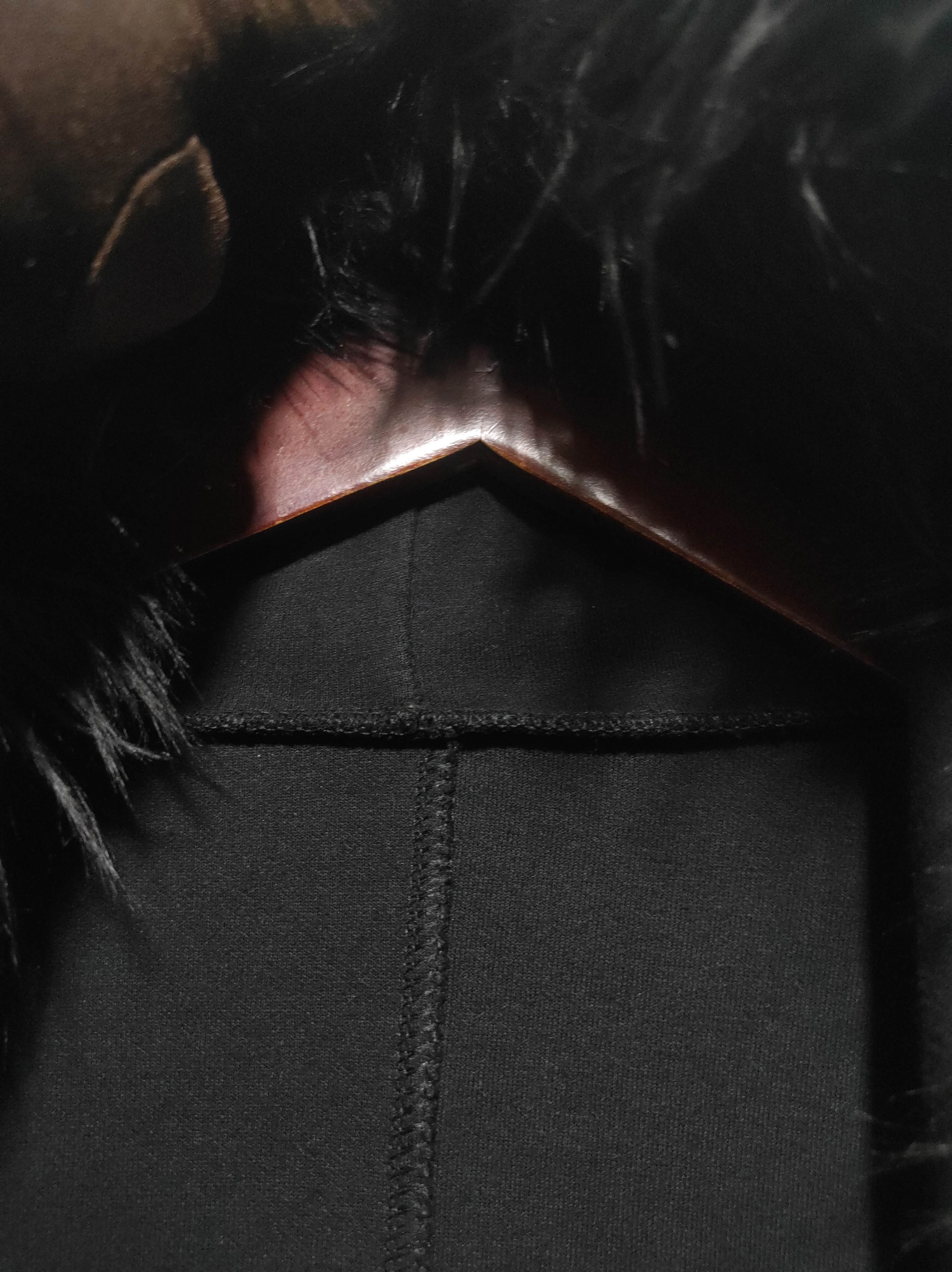 Hysteric Glamour Black Pocket Zip Fur Hoodie Parka LGB style Size US M / EU 48-50 / 2 - 11 Thumbnail