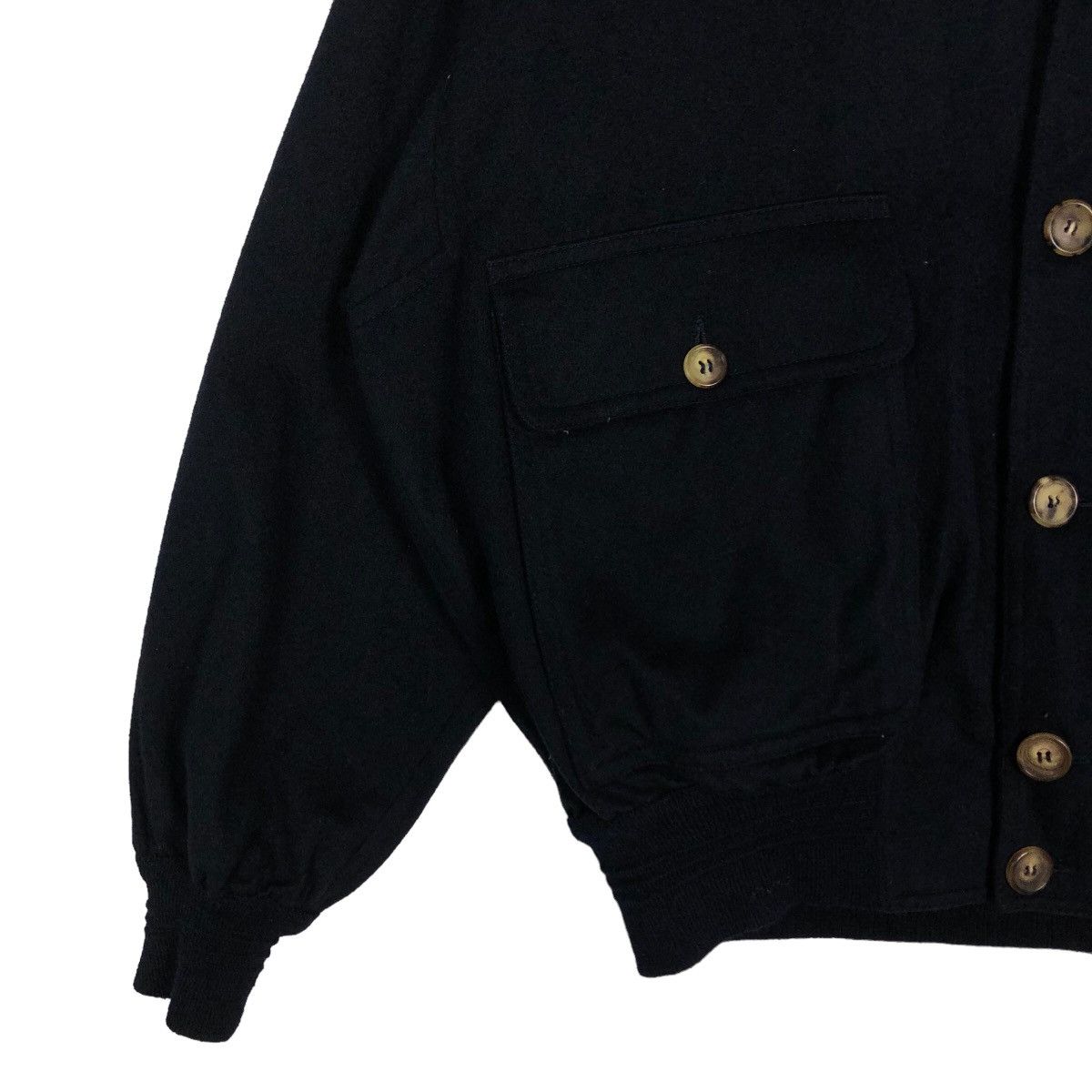 Vintage 🔥90’s Vintage Bomber Cardigan Dunhill Made in Italy Size US M / EU 48-50 / 2 - 5 Thumbnail