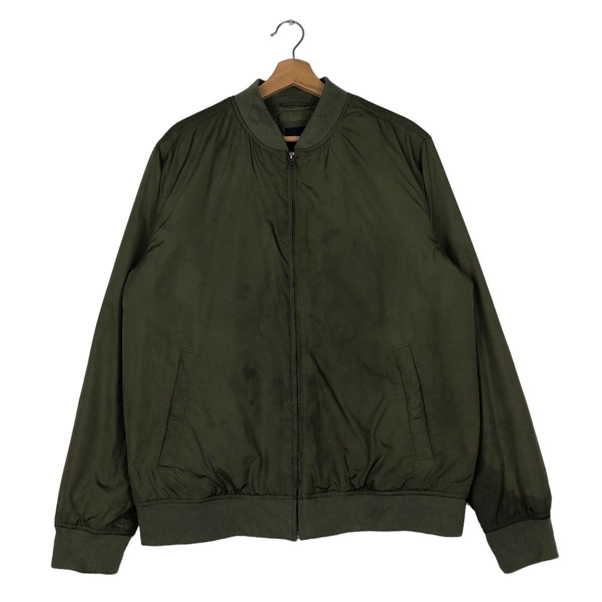 Japanese Brand 🔥Riot Riot Vintage Bomber Jacket Gap Military Colour Design Size US L / EU 52-54 / 3 - 1 Thumbnail