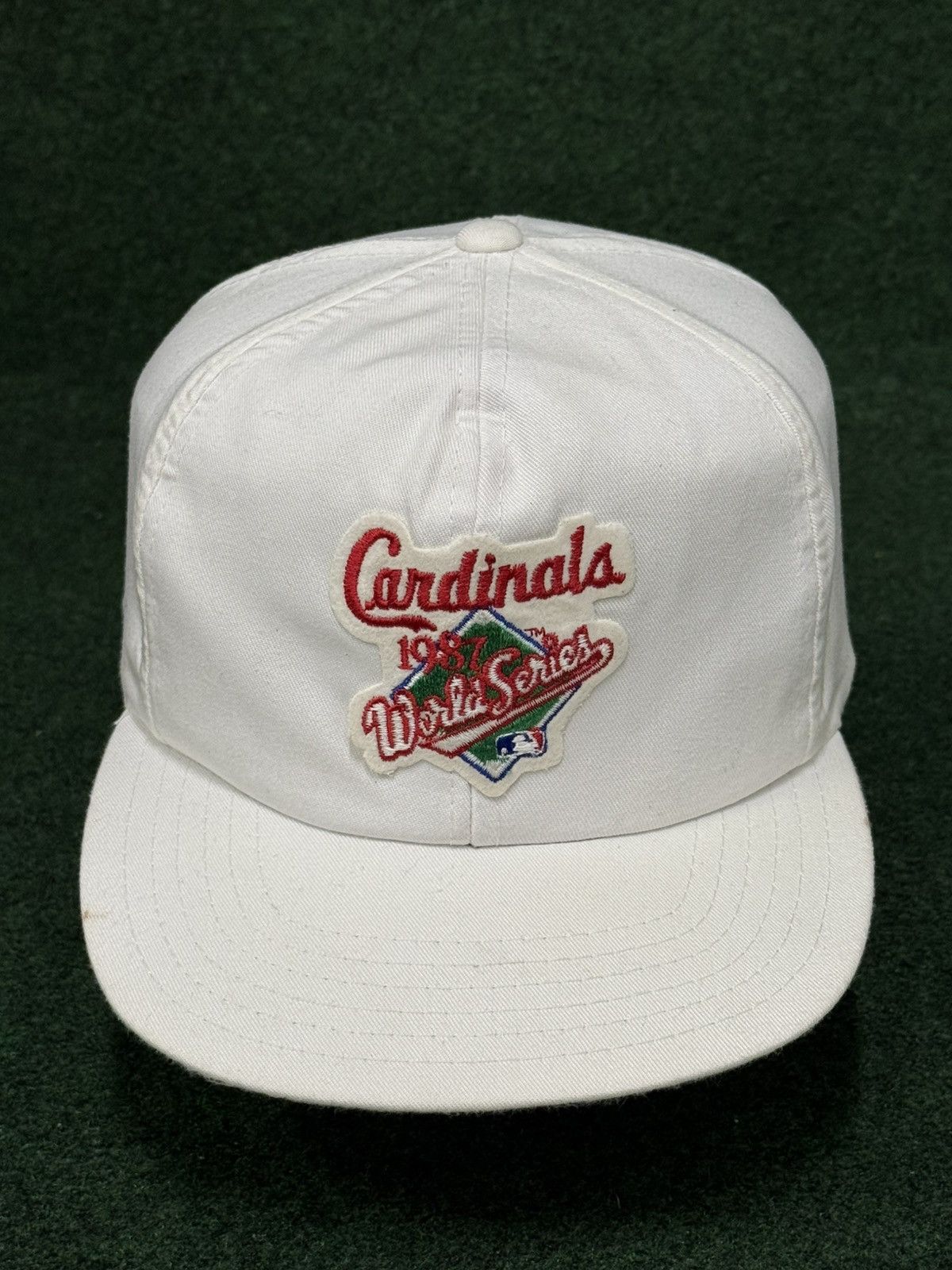 Vintage Vintage St Louis Cardinals 1987 World Series Snapback Hat Size ONE SIZE - 1 Thumbnail