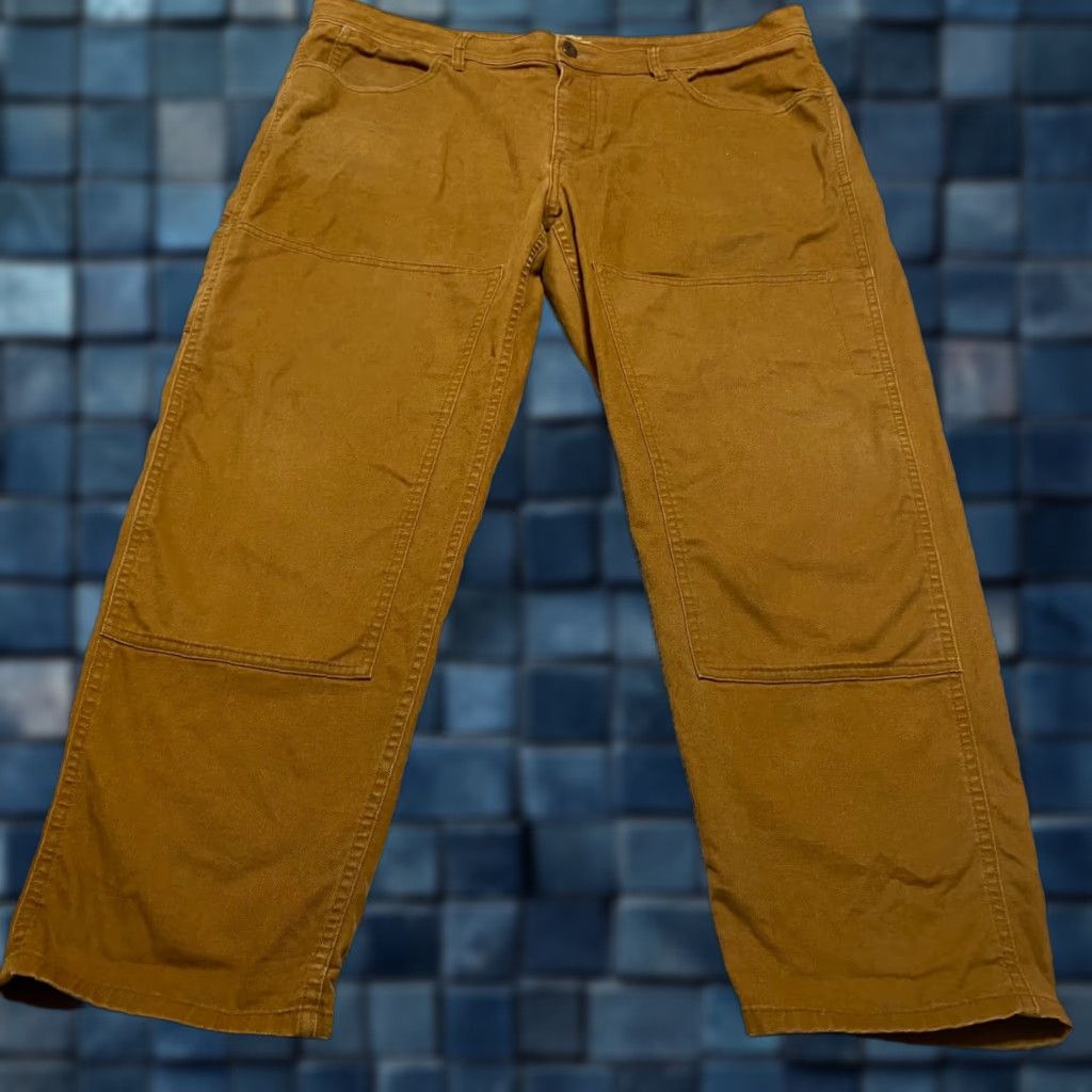 Vintage REI Mens Pants 42x30 Solid Brown Carpenter Straight Leg Work Utility Reg Pants Mens Brown 42x30 Size US 42 / EU 58 - 1 Thumbnail