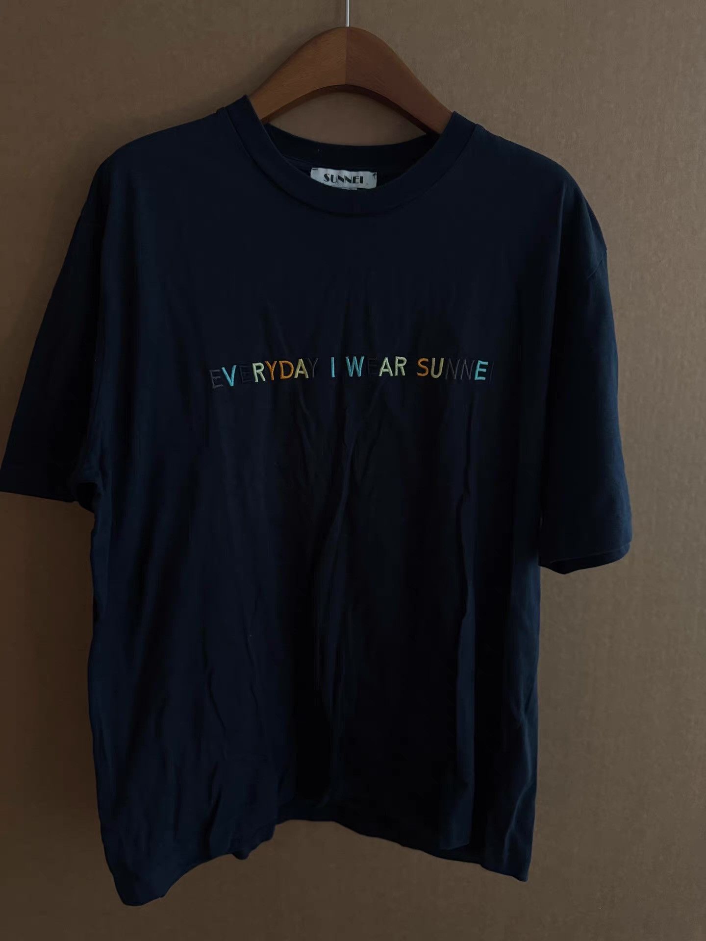 Sunnei SUNNEI Rainbow Logo T‑shirt Q16 Size US L / EU 52-54 / 3 - 1 Thumbnail