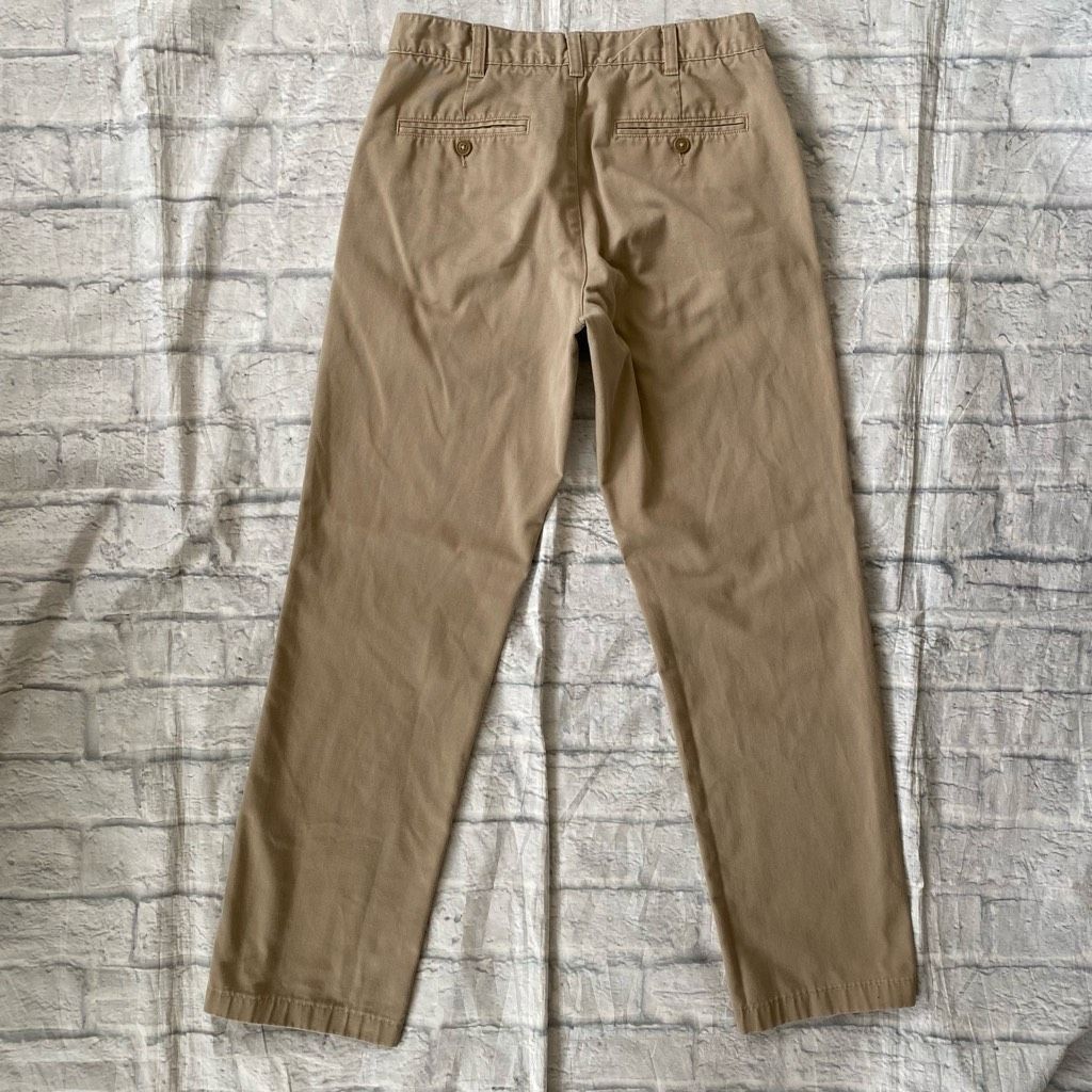 Lands' End Lands End men 30/30 cotton blend flat front tan chinos Size US 30 / EU 46 - 8 Thumbnail