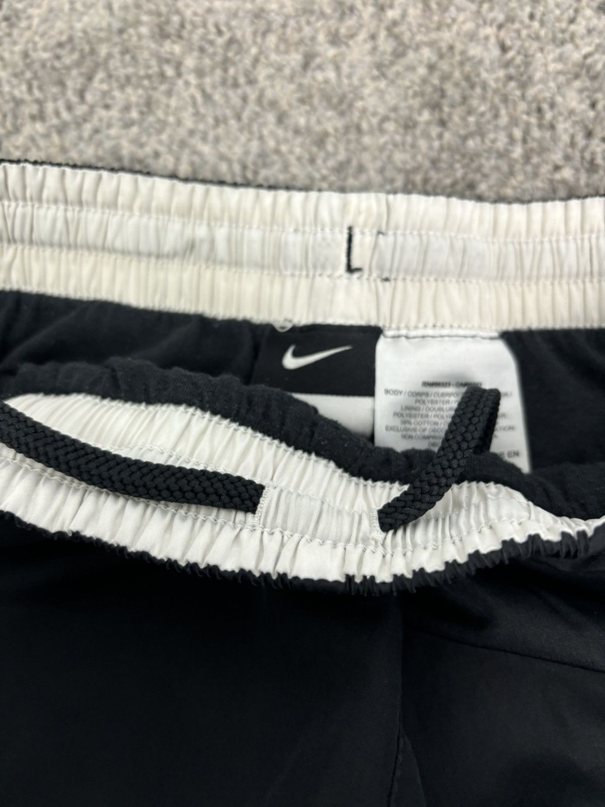 Nike Y2k black nike track pants Size US 26 / EU 42 - 5 Thumbnail