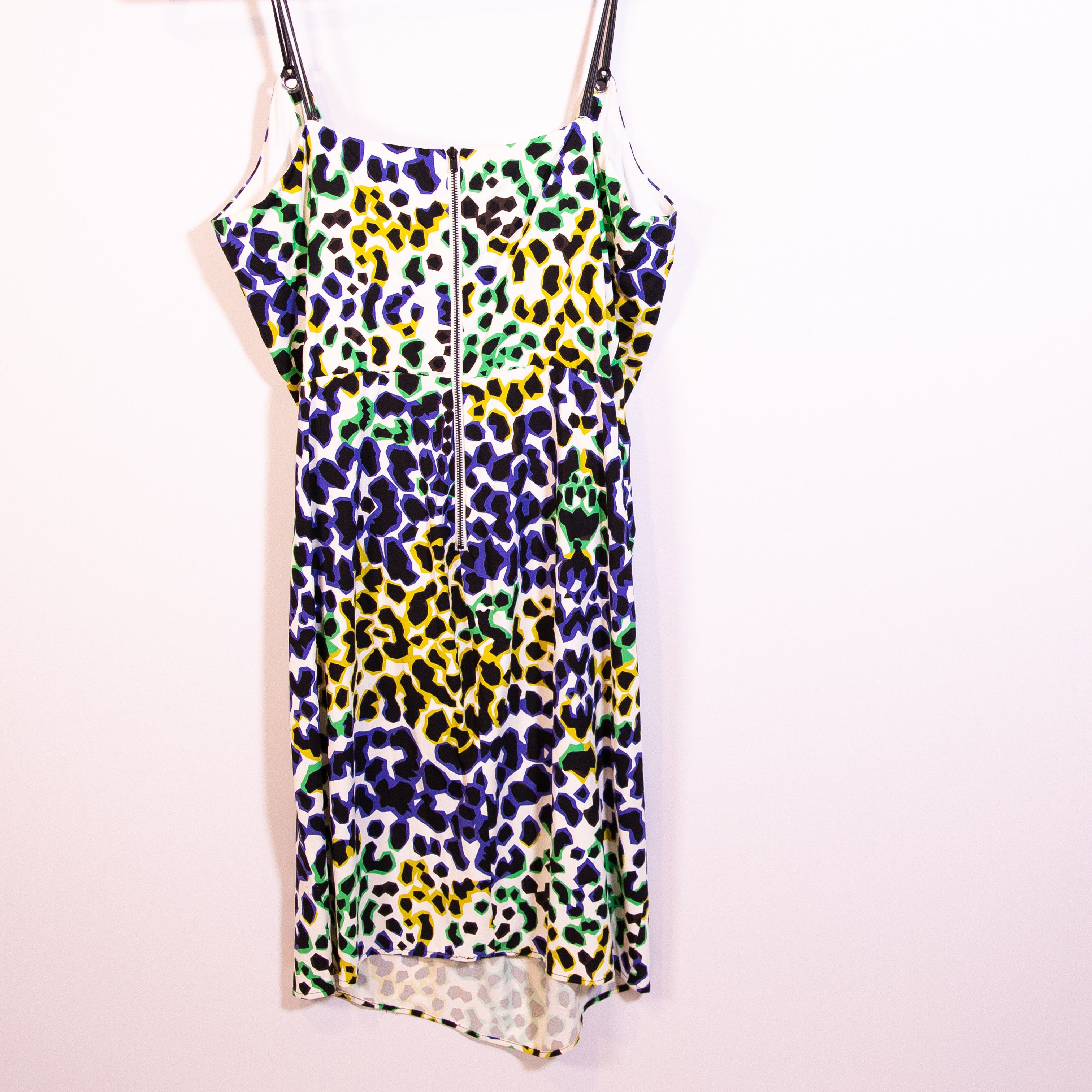 MILLY Milly Grommet Tank Draped Stretch Cheetah Size L / US 10 / IT 46 - 4 Thumbnail