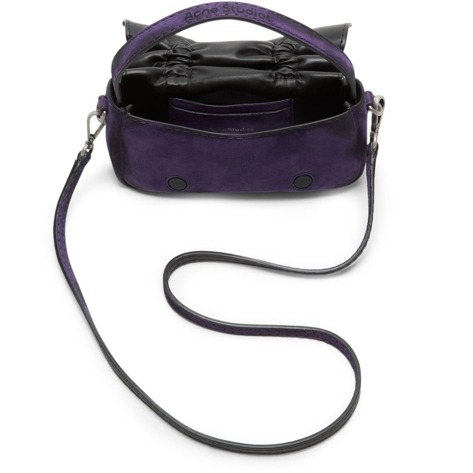 Acne Studios ACNE STUDIOS Multipocket Micro Violet Leather Shoulder Bag N Size ONE SIZE - 2 Thumbnail