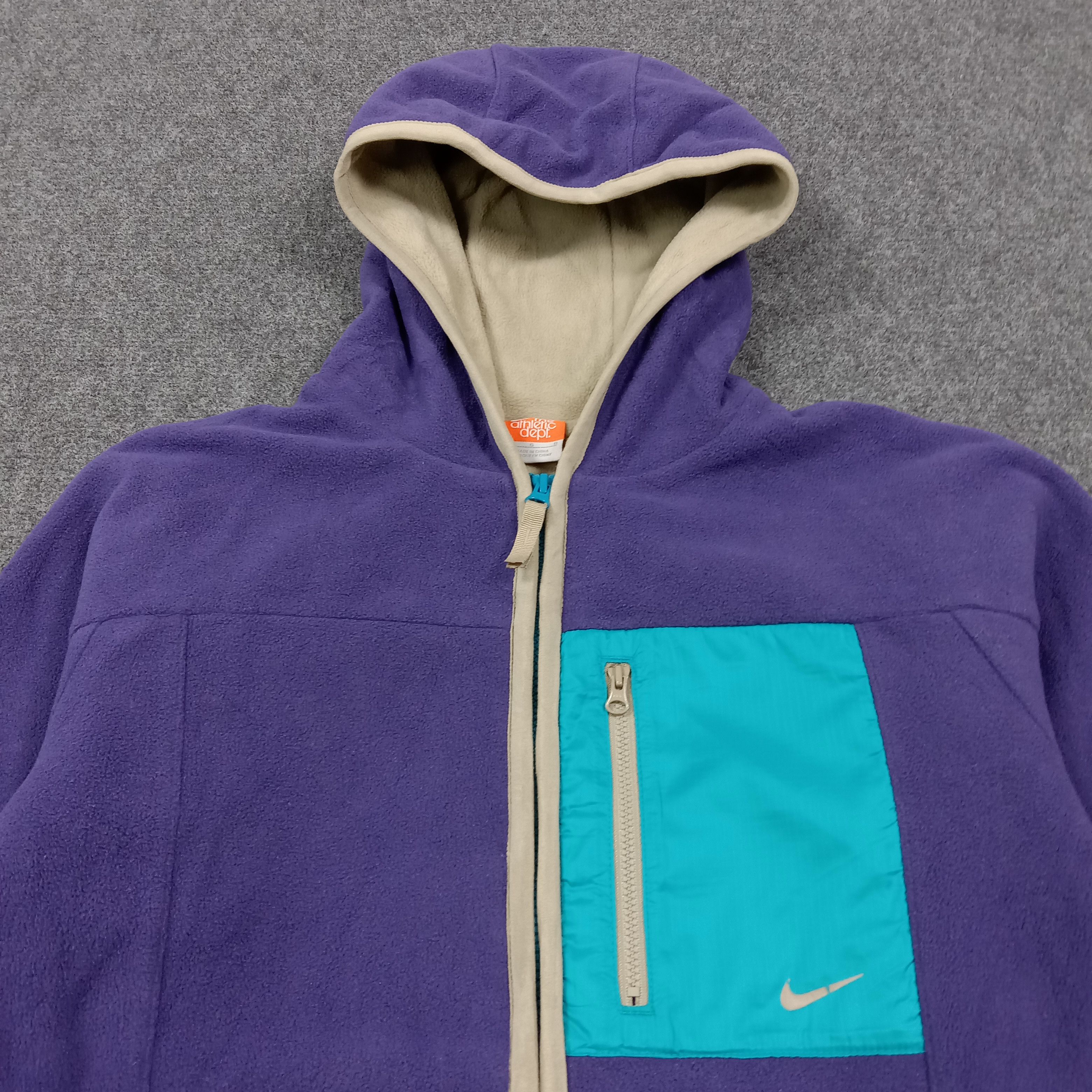 Nike Nike Fleece Color Block Zipper Jacket C270N8 Size US S / EU 44-46 / 1 - 2 Thumbnail