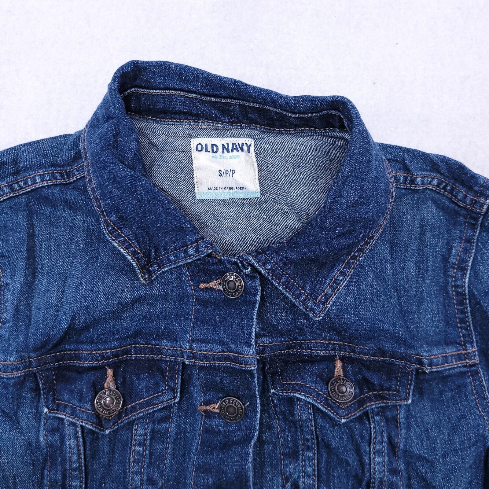 Old Navy Old Navy Button Up Jean Jacket Womens Size Small S Blue Size S / US 4 / IT 40 - 1 Thumbnail