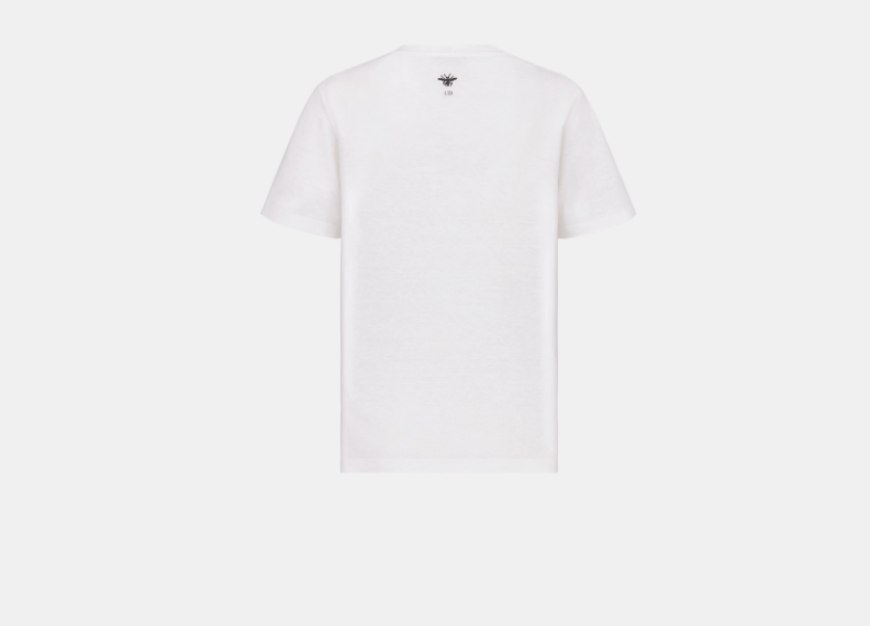 Dior o1w1db11225 453T09 Embroidered T-Shirt in Multicolor Size XL / US 12-14 / IT 48-50 - 2 Thumbnail