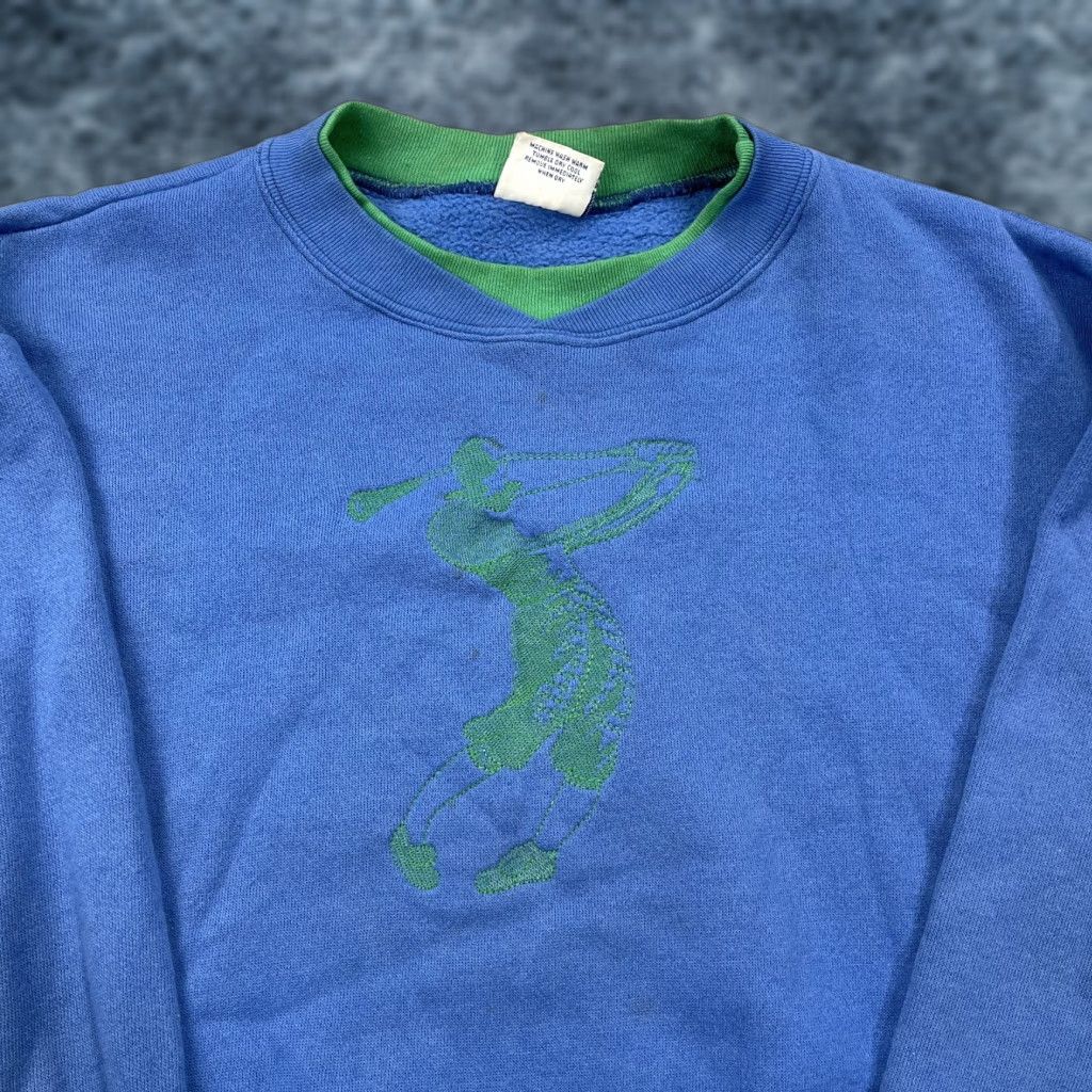 Vintage VINTAGE Pioneer Golf Sweatshirt Mens L Blue Embroidered 90s Crewneck "Pullover" (Note: only use words from original title; adjust punctuation minimal) Size US L / EU 52-54 / 3 - 1 Thumbnail