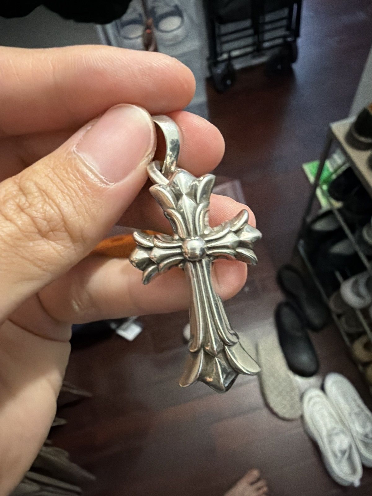 Chrome Hearts chrome hearts double cross pendant Size ONE SIZE - 6 Thumbnail
