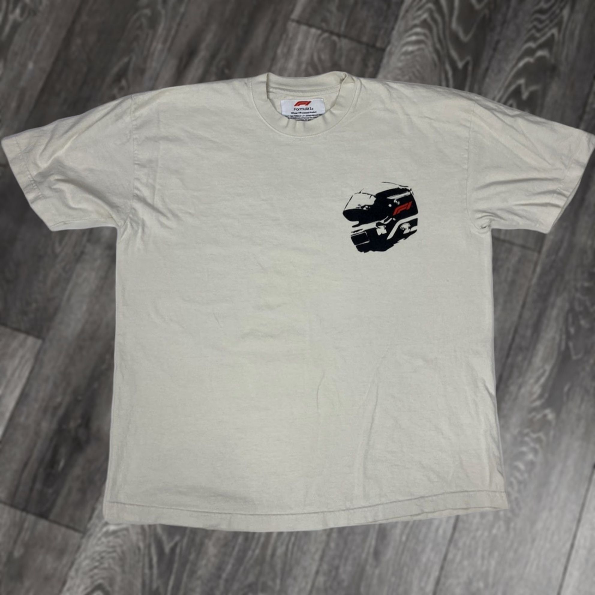 Pacsun VINTAGE PacSun Formula 1 F1 Not For Race Graphic T-shirt Men XL Ivory Short Sleeve Size US XL / EU 56 / 4 - 1 Thumbnail