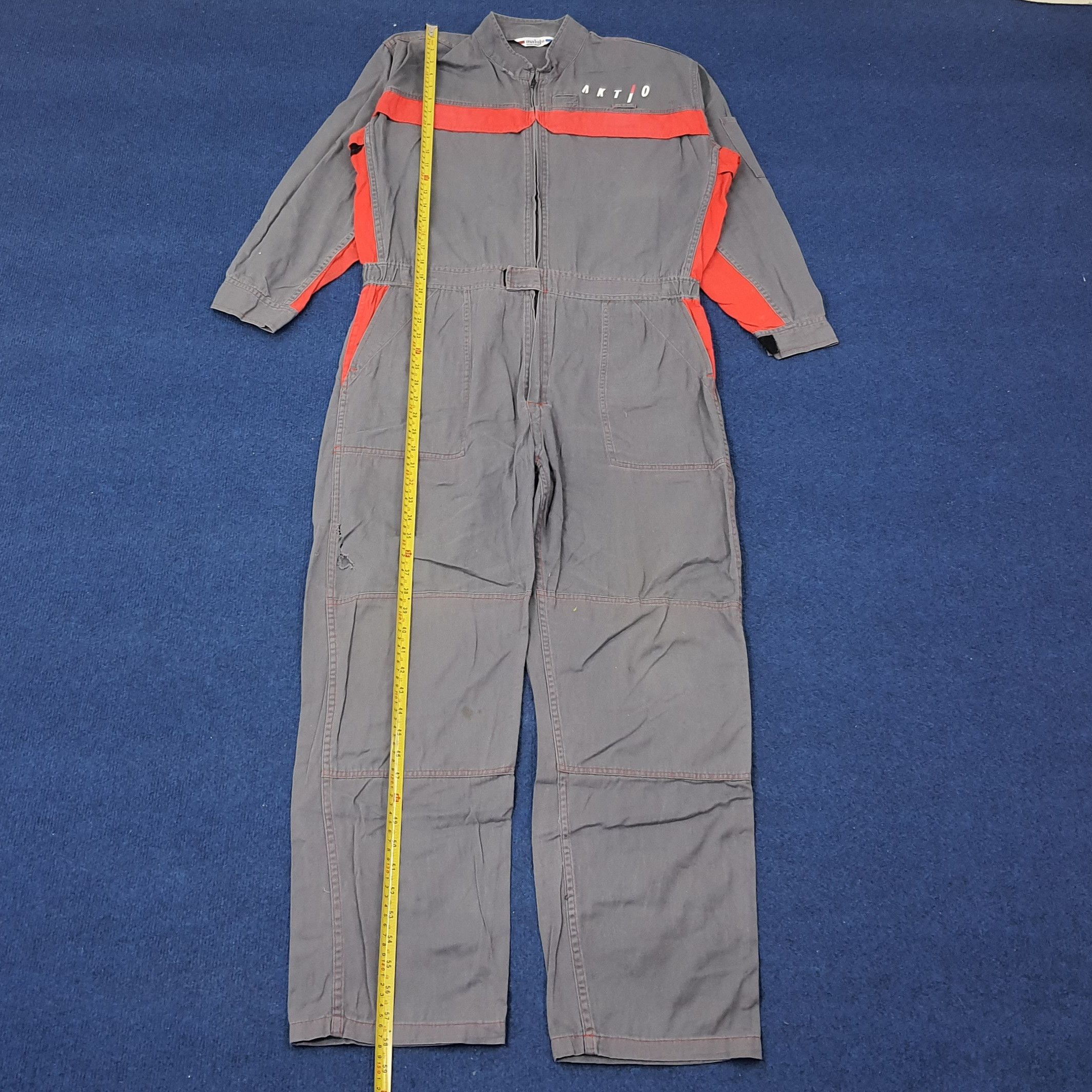Japanese Brand × Vintage Vintage Aktio Japanese Brand Workwear Coverall C215N4 Size US M / EU 48-50 / 2 - 4 Thumbnail