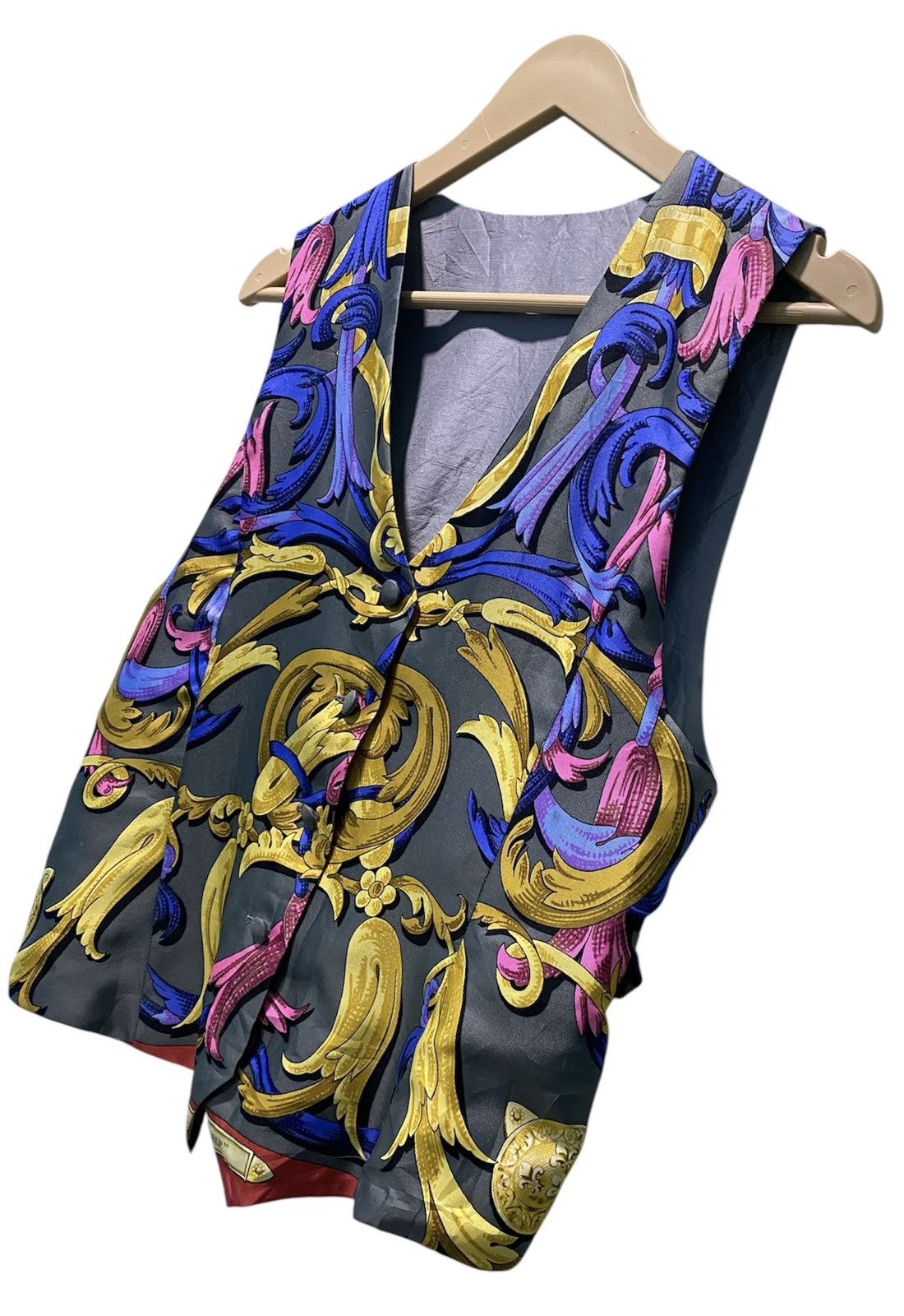 Hermes Vintage Hermès Silk Waistcoat Baroque Size S / US 4 / IT 40 - 3 Thumbnail