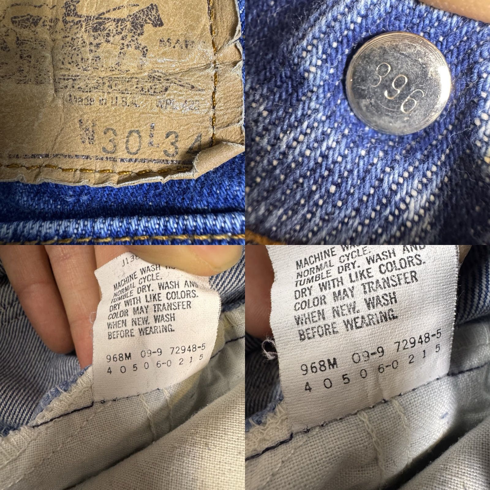 Levi's VINTAGE Levi's 506 Jeans Men 28x34 1972 USA Made Thrashed Distress 70s Denim Blue 5-Pocket Mens Regular Straight Wearable USA 90s Grunge Fashion Size US 30 / EU 46 - 9 Thumbnail