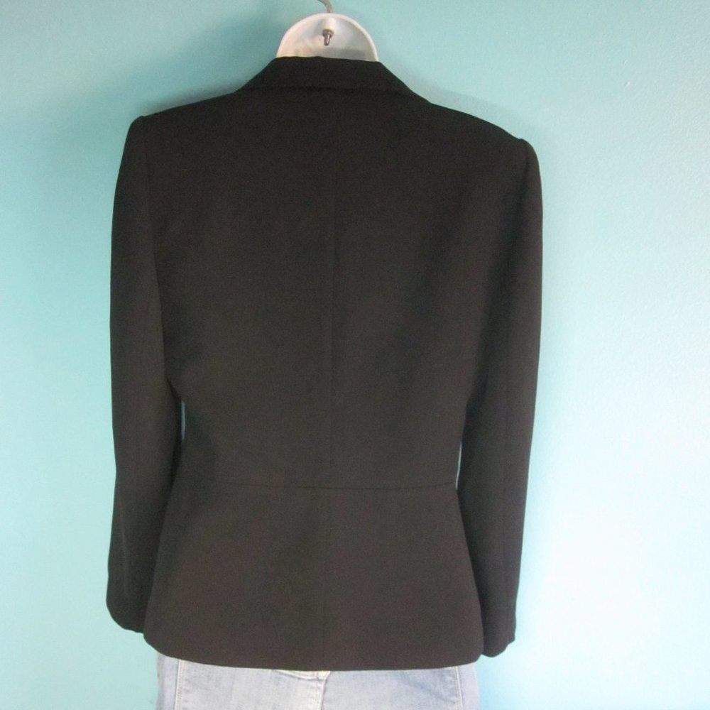 Vintage Womens Black Blazer Melba Vintage Made in France Size 38 Fi Size S / US 4 / IT 40 - 6 Thumbnail