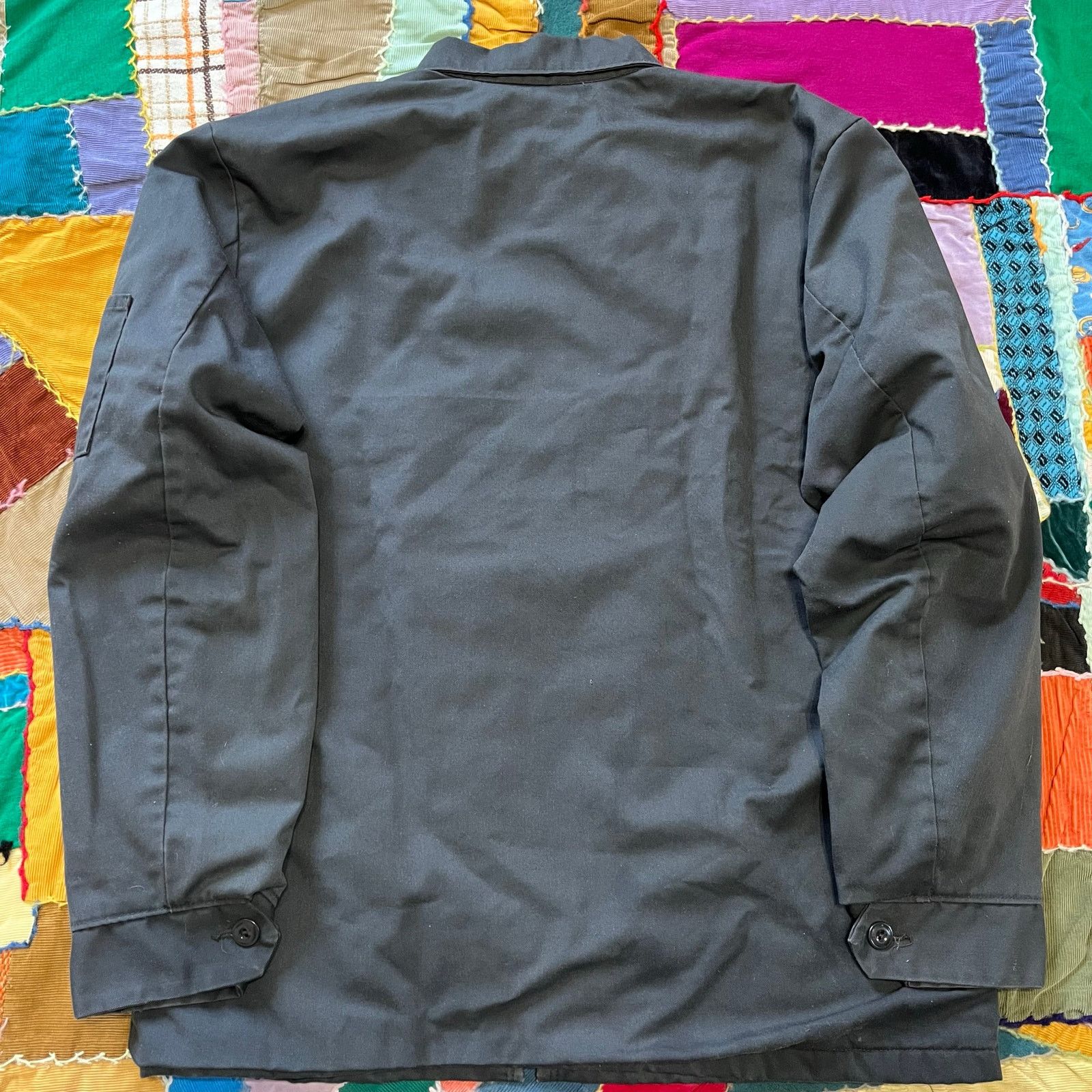 Other Vintage Red Blanket Lined Grey Workwear Jacket Large Size US L / EU 52-54 / 3 - 2 Thumbnail