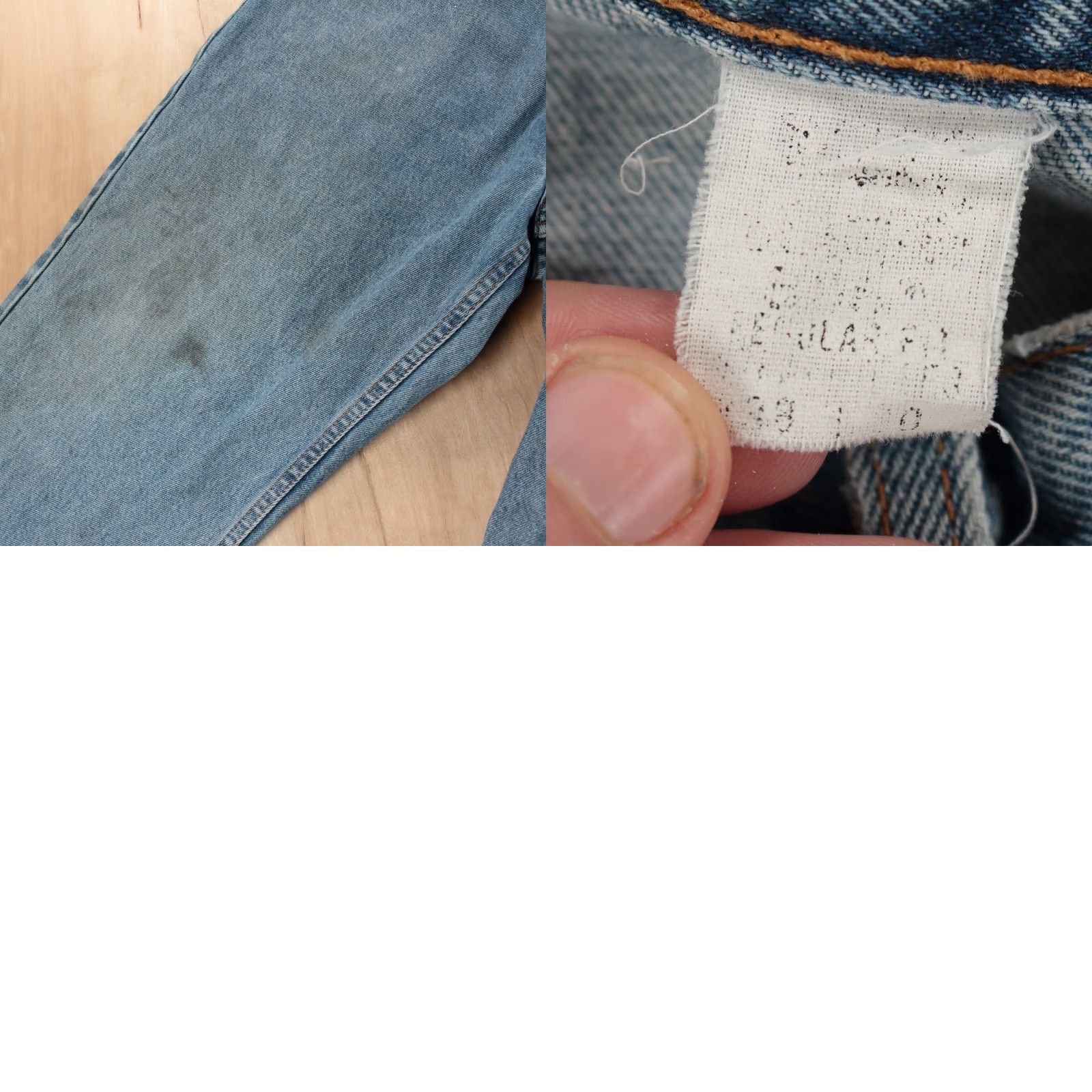 Levi's Levi's 505 Jeans Straight Leg Blue Denim Workwear 38x30 Mens Size US 38 / EU 54 - 8 Thumbnail