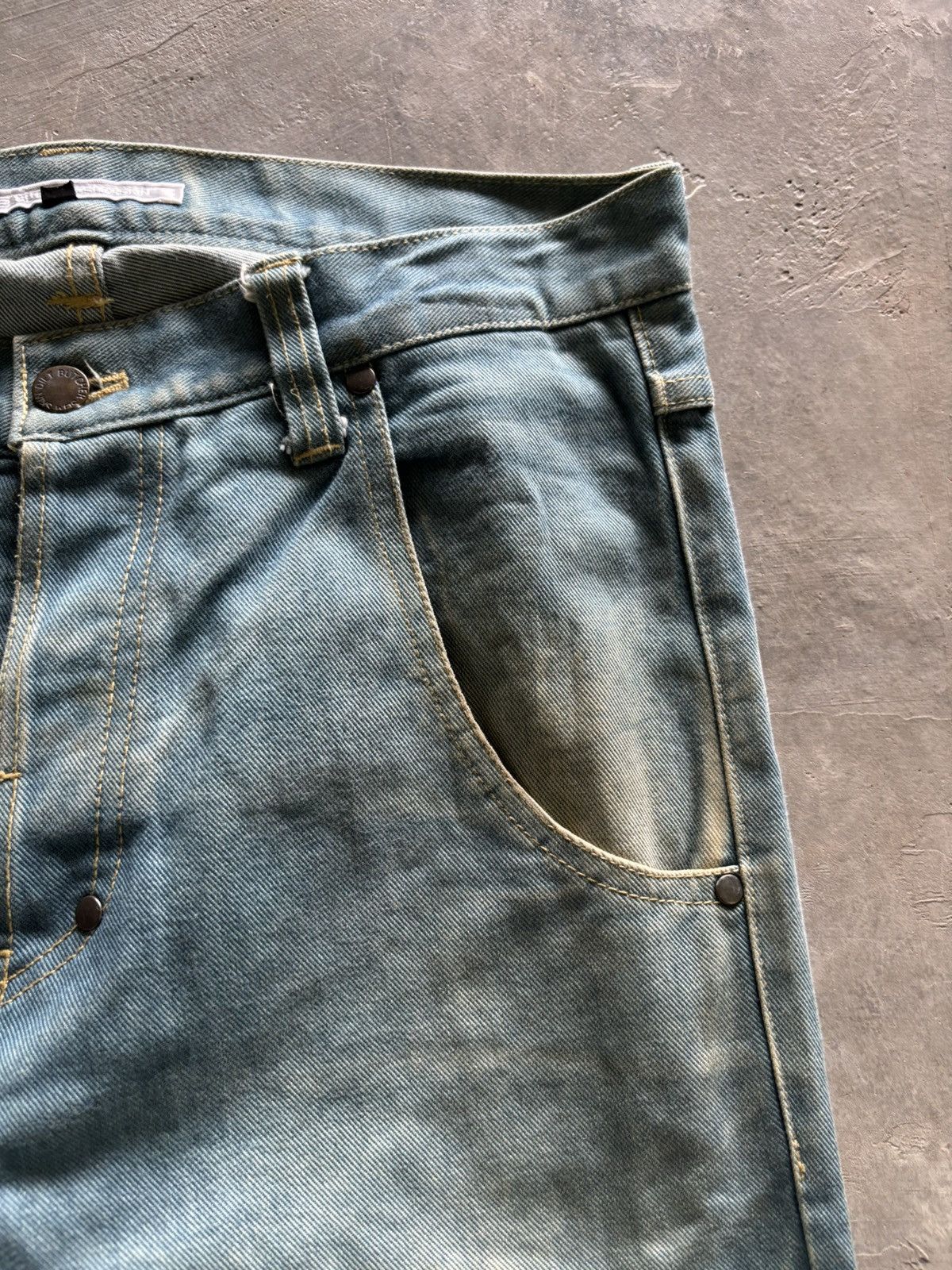 Diet Butcher Slim Skin RARE diet butcher slim skin jeans rainbow zipper leg Size US 32 / EU 48 - 8 Thumbnail