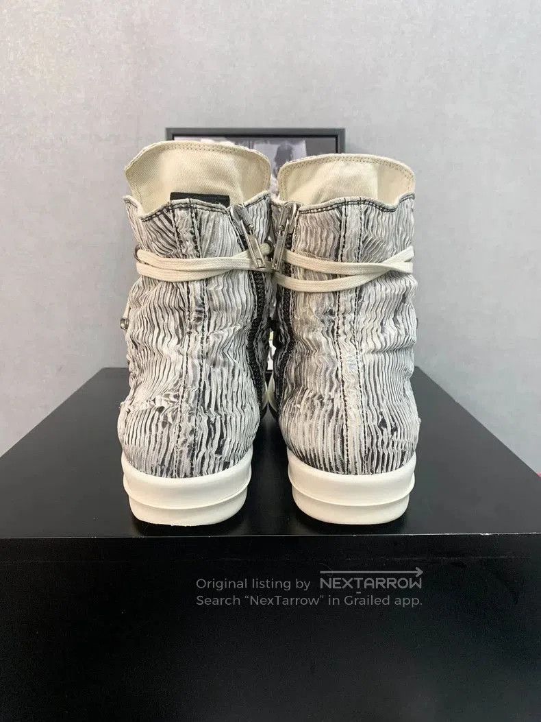 Rick Owens Rick Owens Black and White High. Size US 9 / EU 42 - 7 Thumbnail